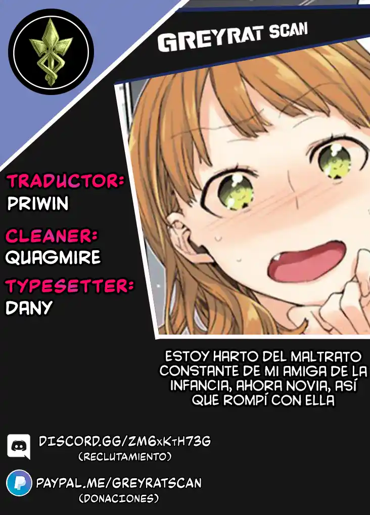 Estoy Harto Del Maltrato Constante De Mi Amiga De La Infancia, Ahora Novia, Así Que Rompí Con Ella - Capítulo 2.5 - Página 1 - LectorTMOo