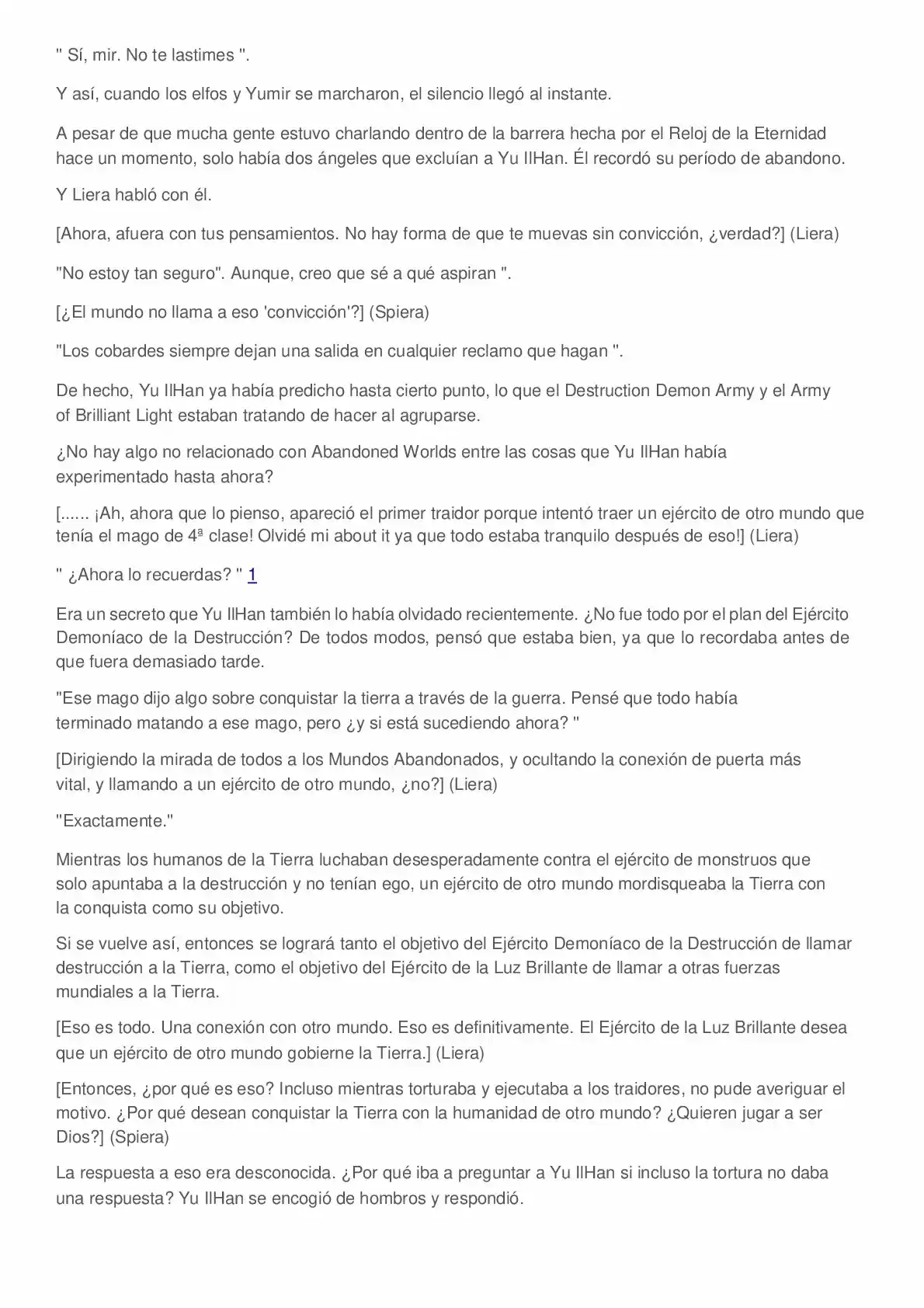 Everyone Else Is A Returnee (Novela) - Capítulo 126 - Página 4 - LectorTMOo