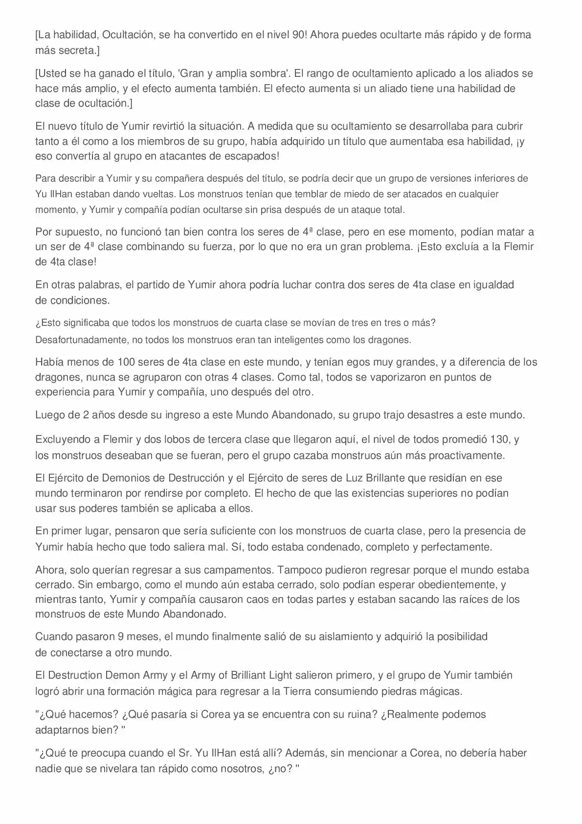 Everyone Else Is A Returnee (Novela) - Capítulo 139 - Página 6 - LectorTMOo