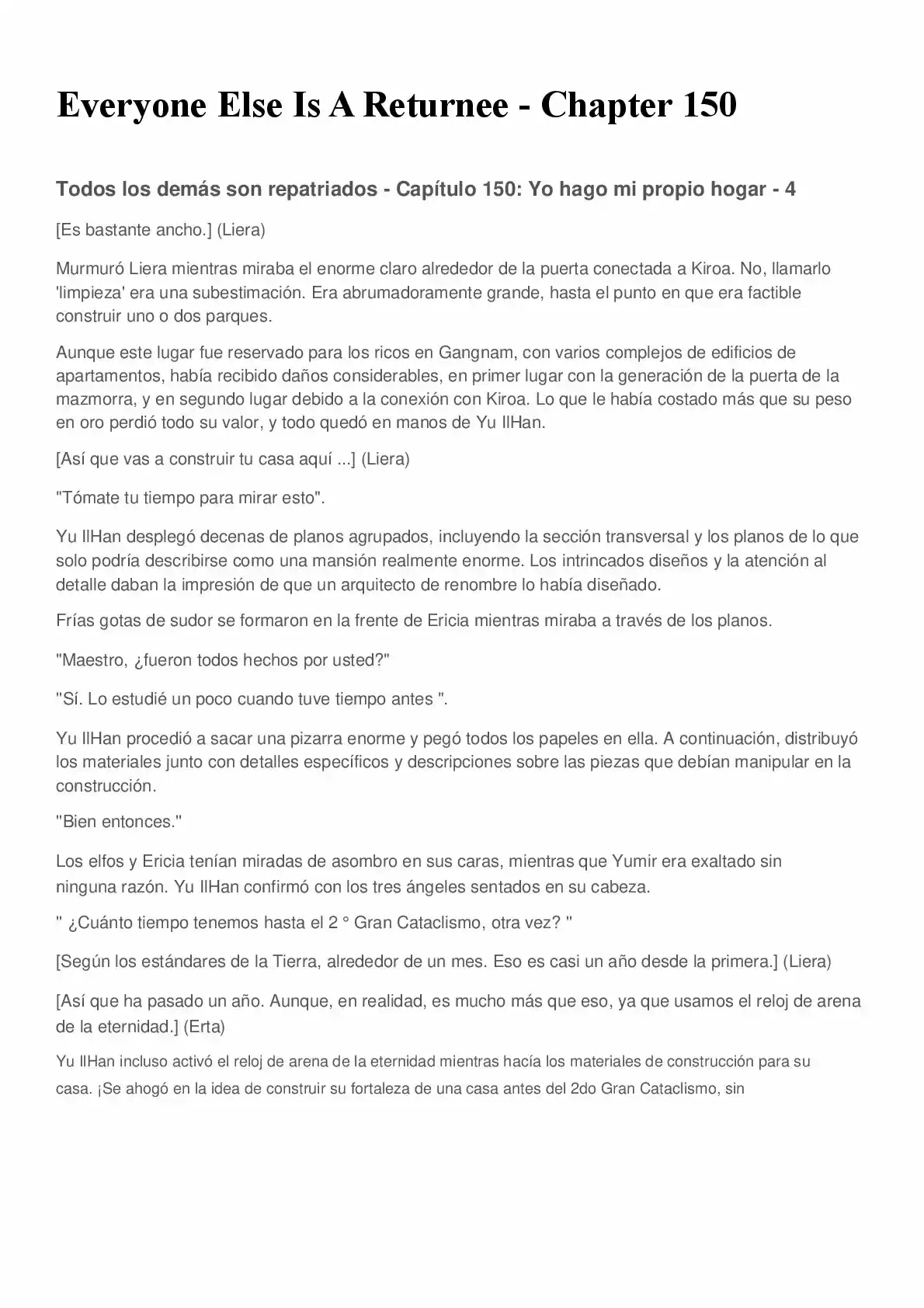 Everyone Else Is A Returnee (Novela) - Capítulo 150 - Página 1 - LectorTMOo