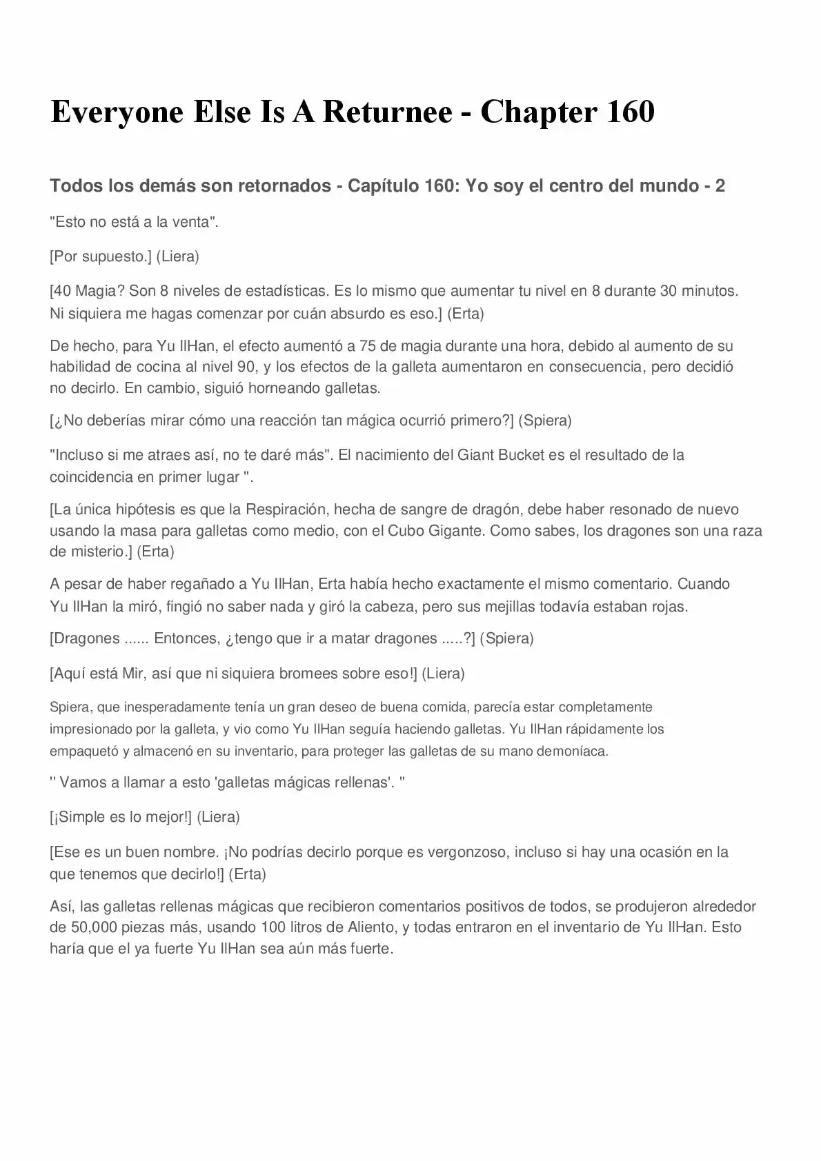 Everyone Else Is A Returnee (Novela) - Capítulo 160 - Página 1 - LectorTMOo