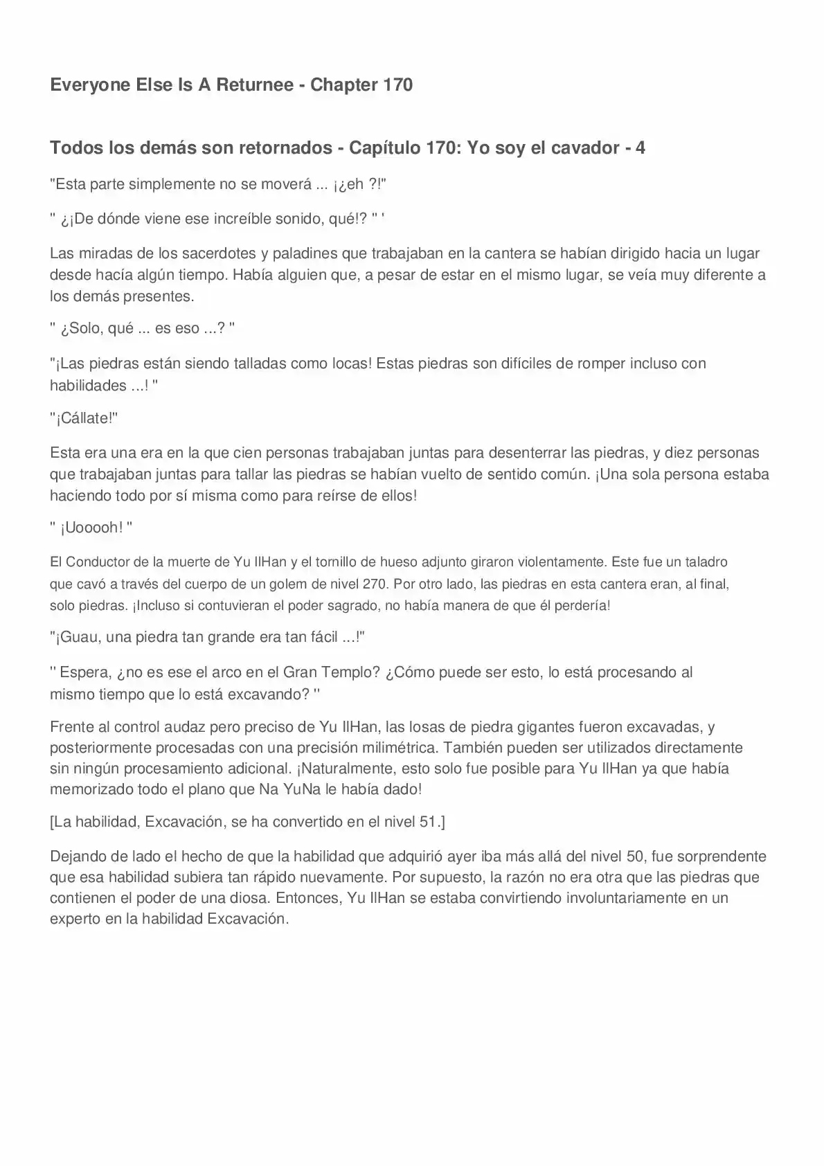 Everyone Else Is A Returnee (Novela) - Capítulo 170 - Página 1 - LectorTMOo