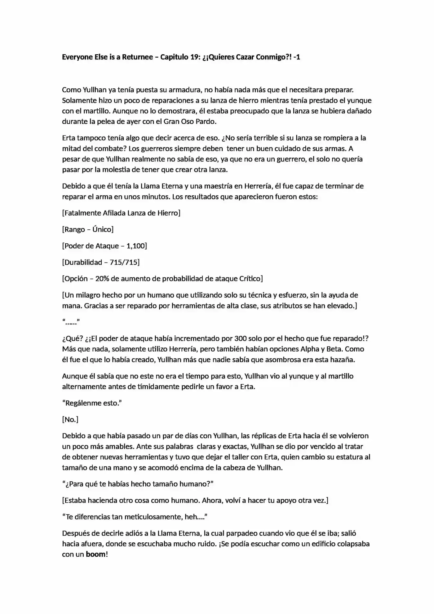 Everyone Else Is A Returnee (Novela) - Capítulo 19 - Página 1 - LectorTMOo