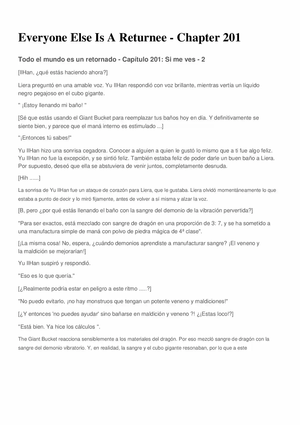 Everyone Else Is A Returnee (Novela) - Capítulo 201 - Página 1 - LectorTMOo