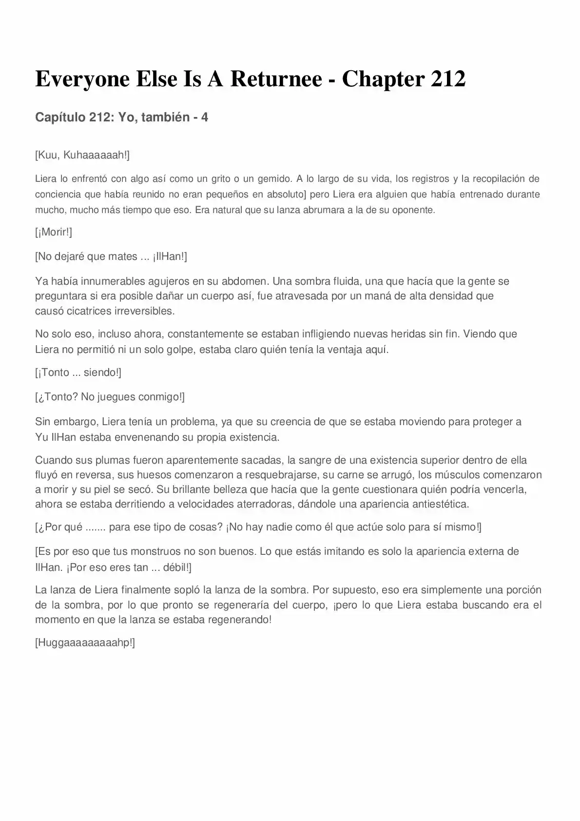 Everyone Else Is A Returnee (Novela) - Capítulo 212 - Página 1 - LectorTMOo