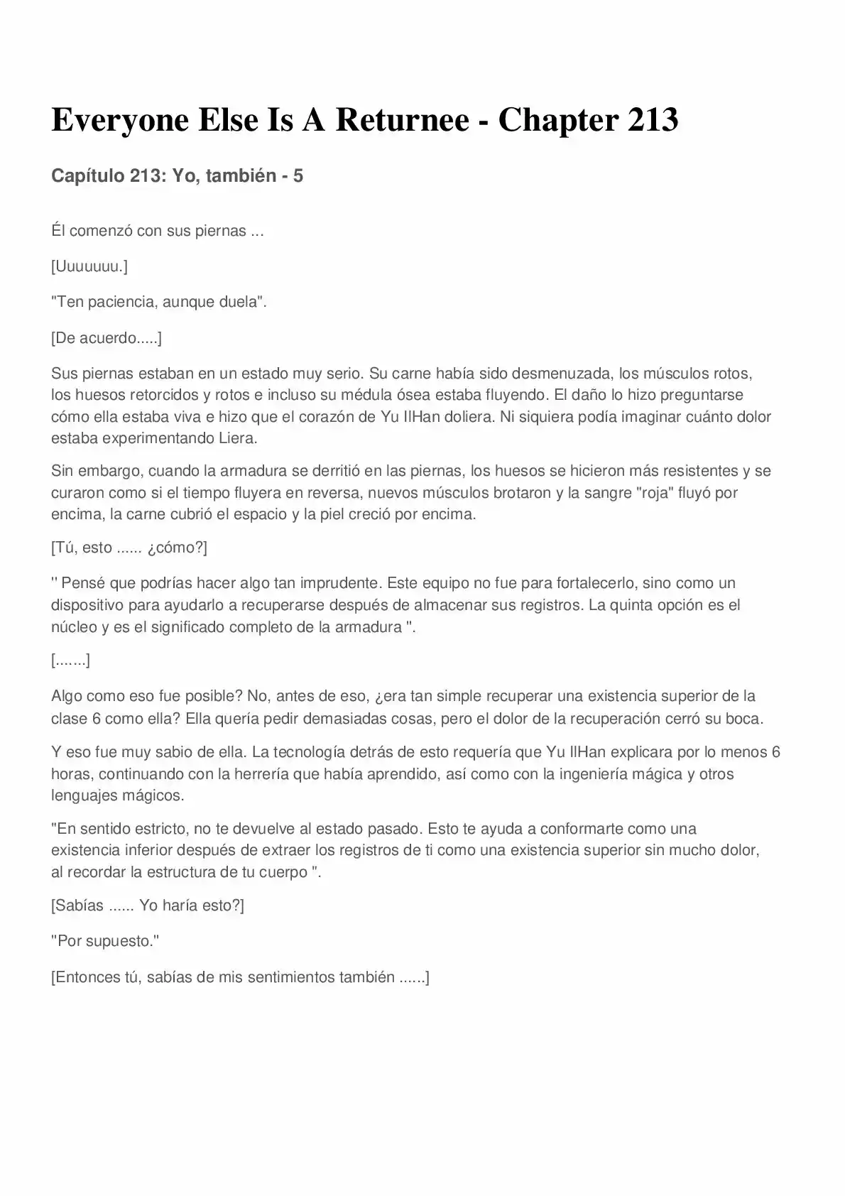 Everyone Else Is A Returnee (Novela) - Capítulo 213 - Página 1 - LectorTMOo