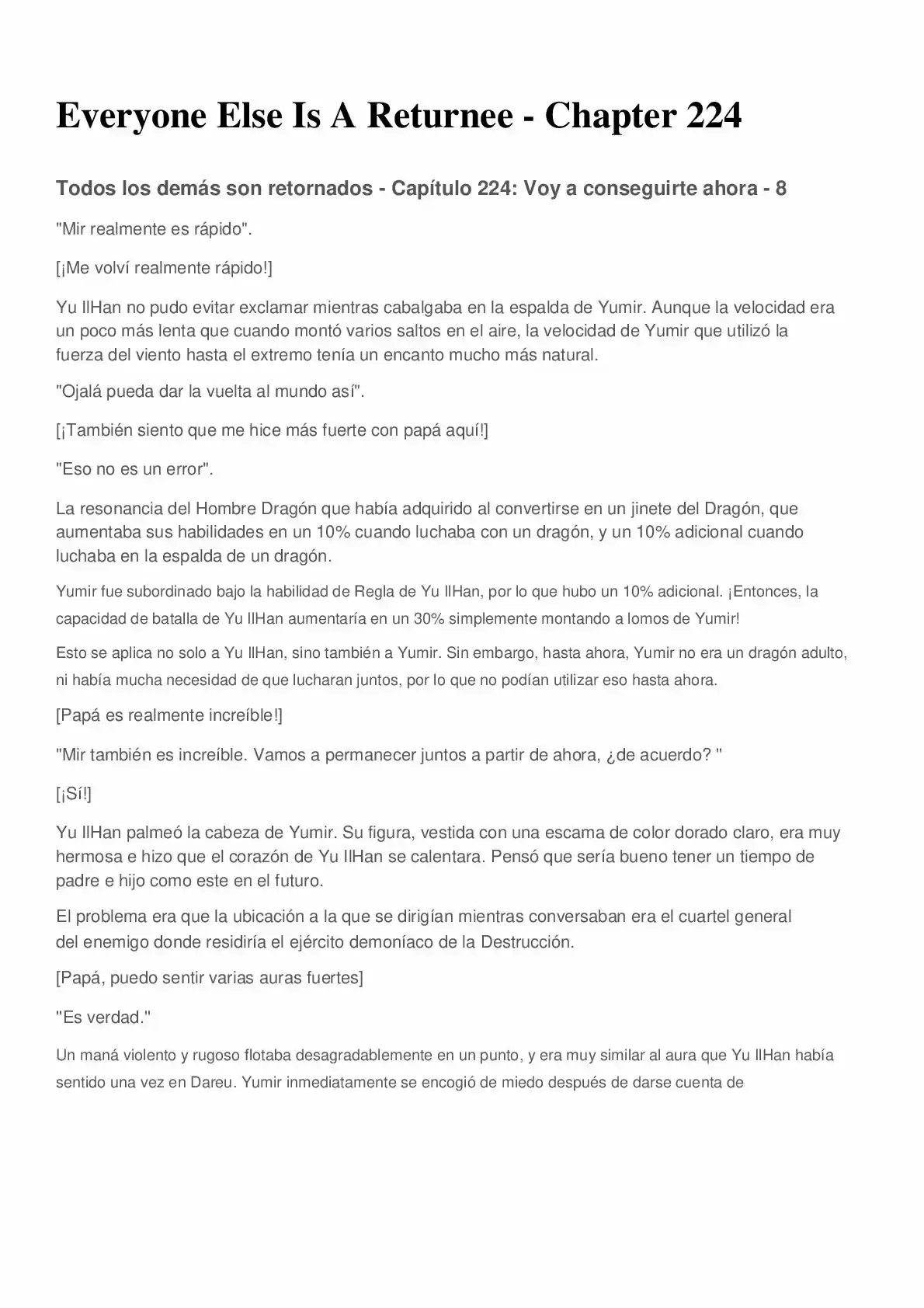 Everyone Else Is A Returnee (Novela) - Capítulo 224 - Página 1 - LectorTMOo
