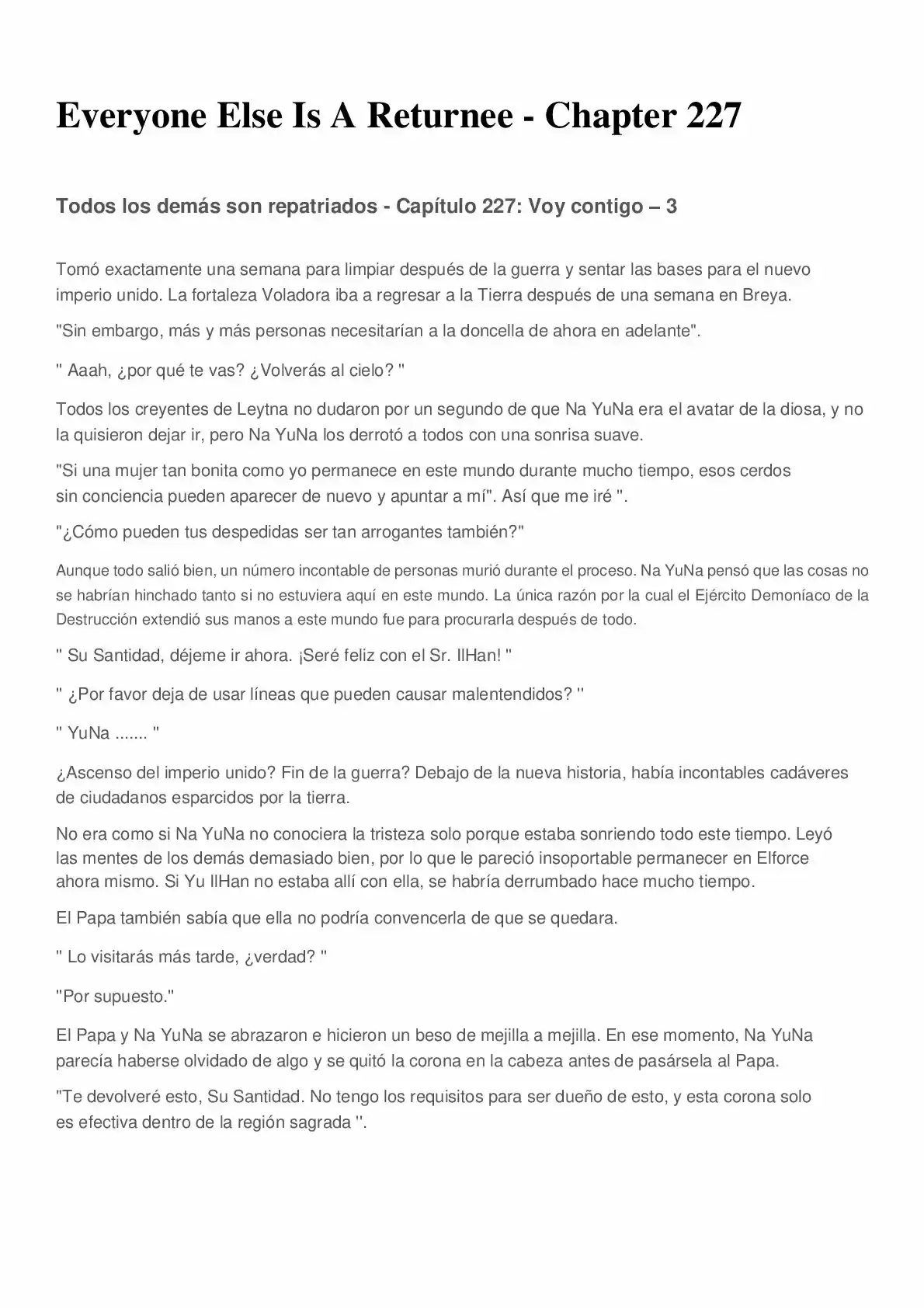 Everyone Else Is A Returnee (Novela) - Capítulo 227 - Página 1 - LectorTMOo