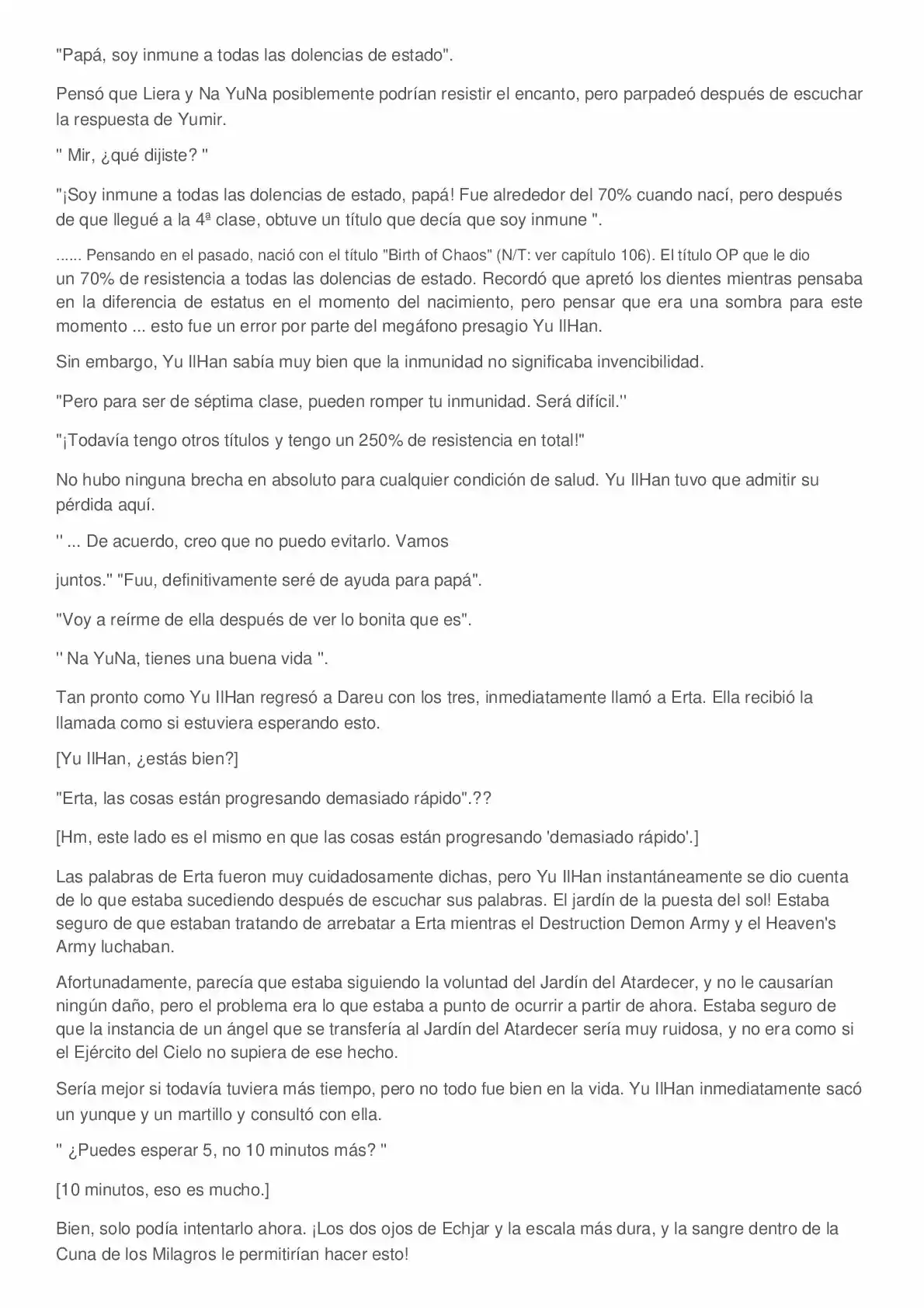 Everyone Else Is A Returnee (Novela) - Capítulo 250 - Página 4 - LectorTMOo