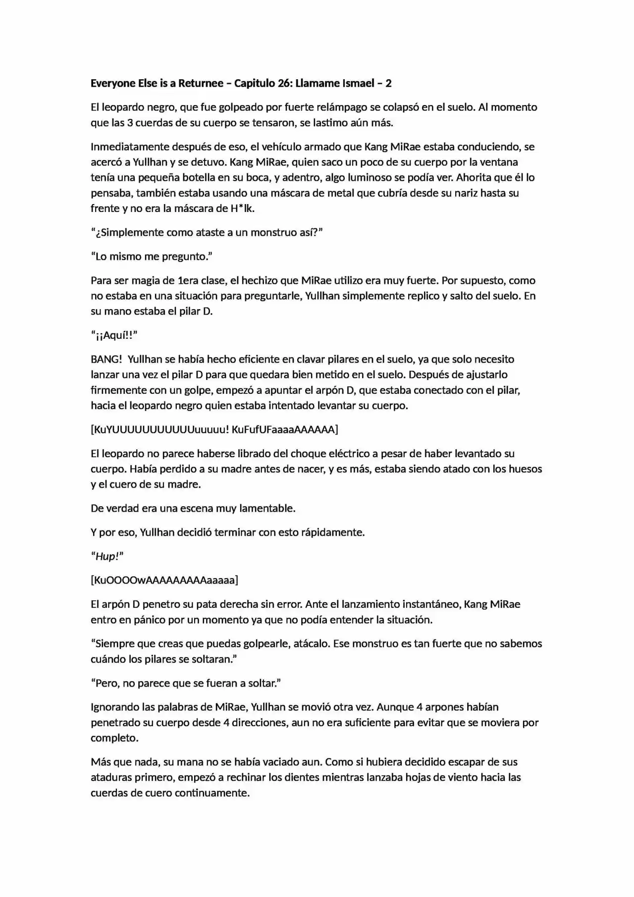 Everyone Else Is A Returnee (Novela) - Capítulo 26 - Página 1 - LectorTMOo
