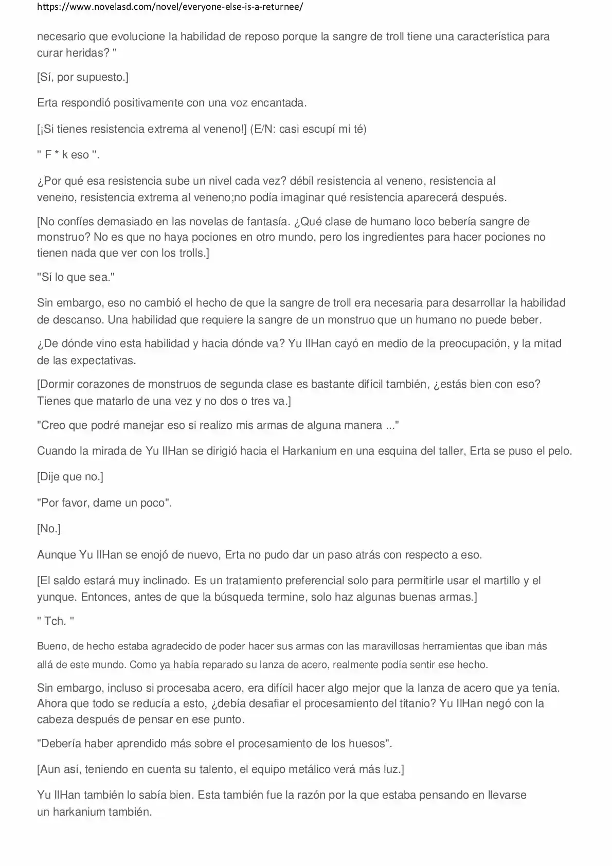 Everyone Else Is A Returnee (Novela) - Capítulo 28 - Página 2 - LectorTMOo