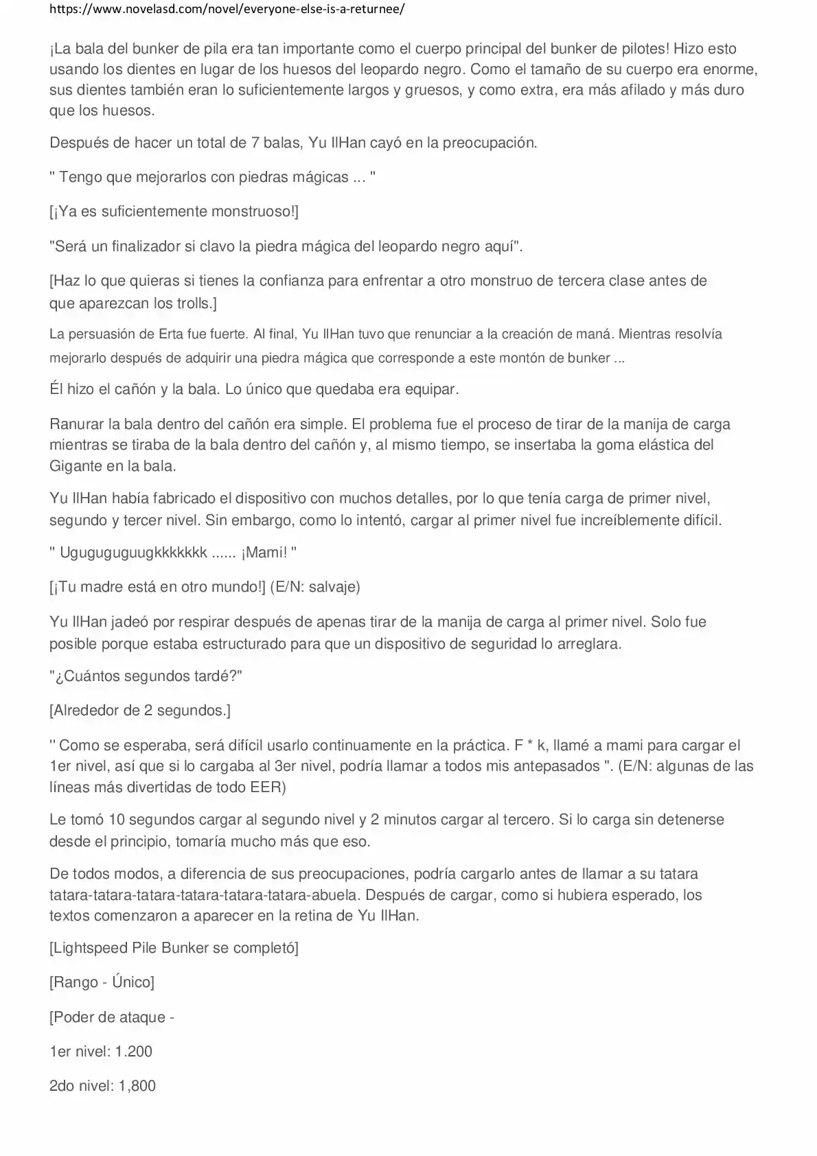 Everyone Else Is A Returnee (Novela) - Capítulo 28 - Página 5 - LectorTMOo