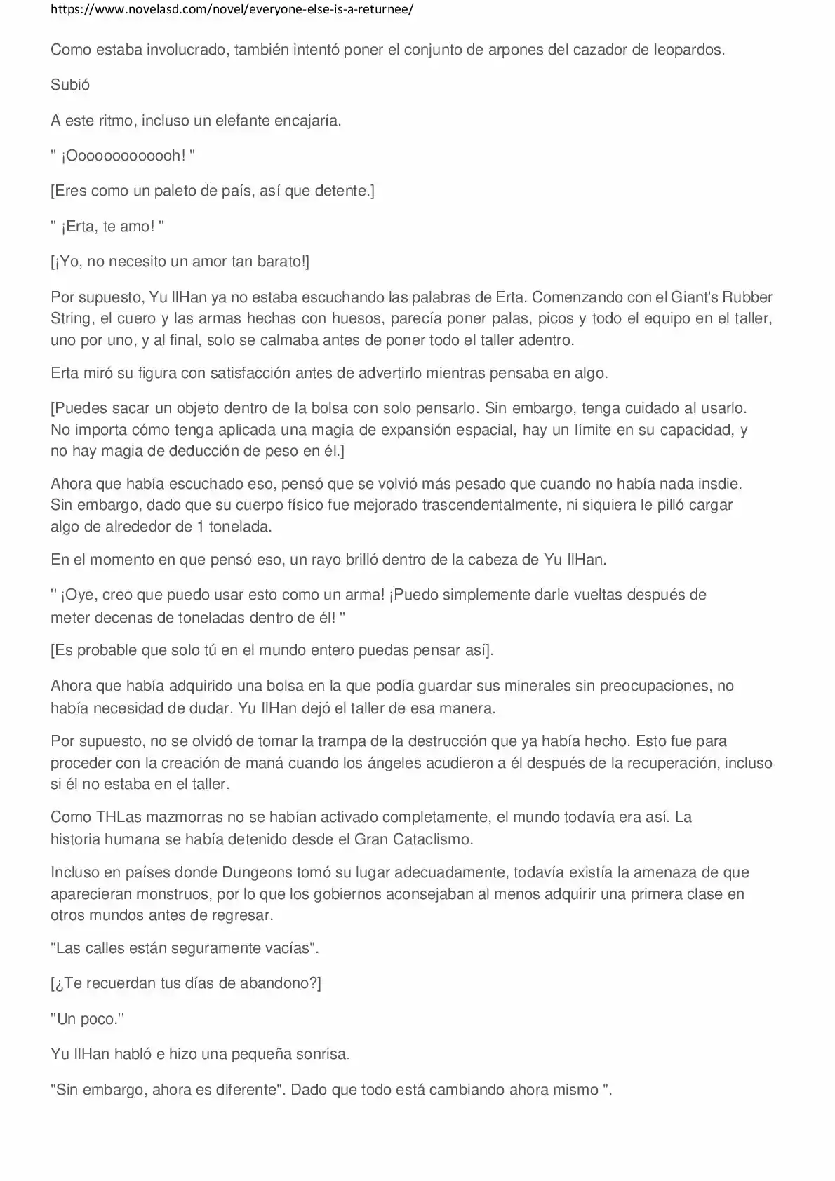 Everyone Else Is A Returnee (Novela) - Capítulo 29 - Página 4 - LectorTMOo