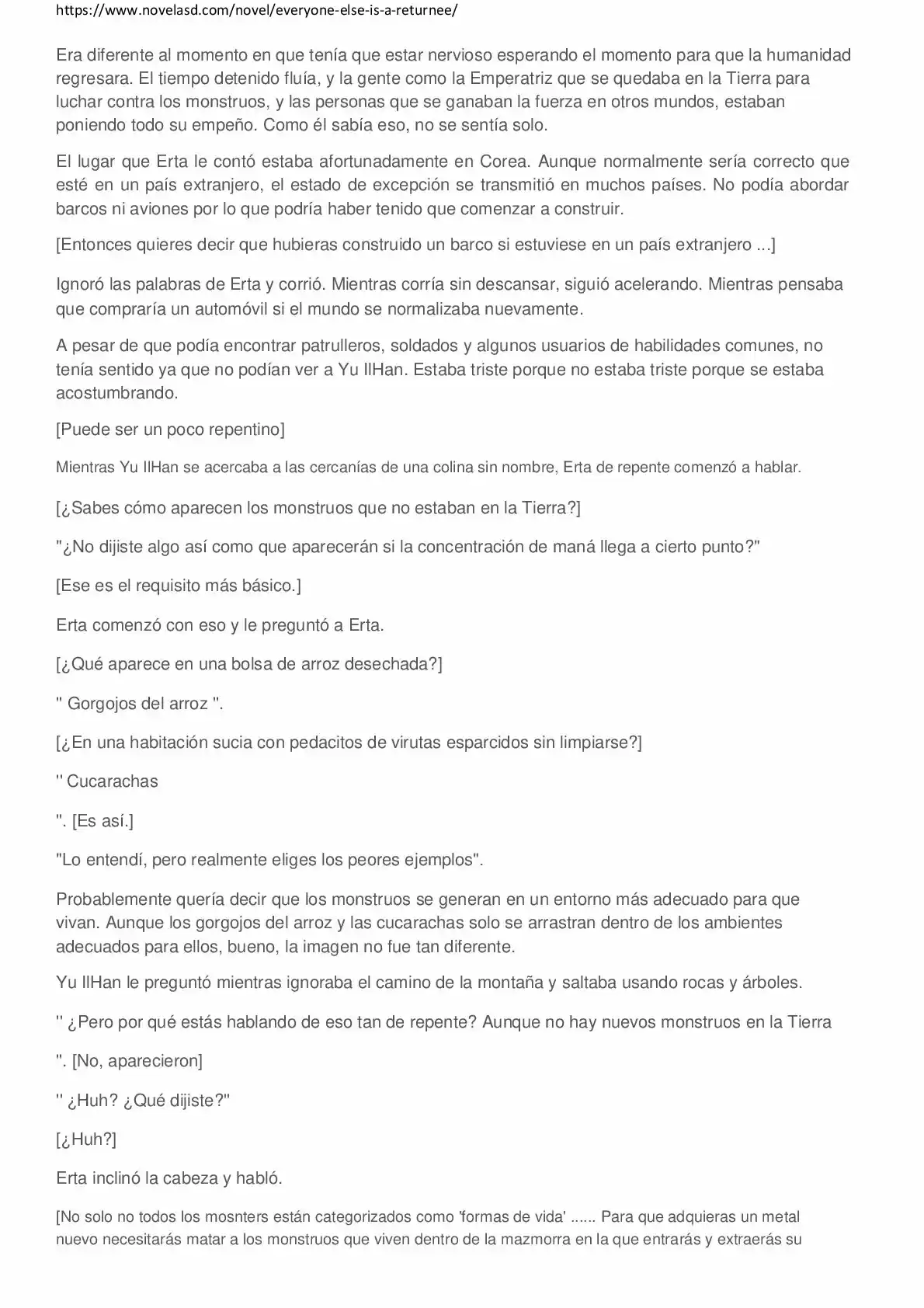 Everyone Else Is A Returnee (Novela) - Capítulo 29 - Página 5 - LectorTMOo