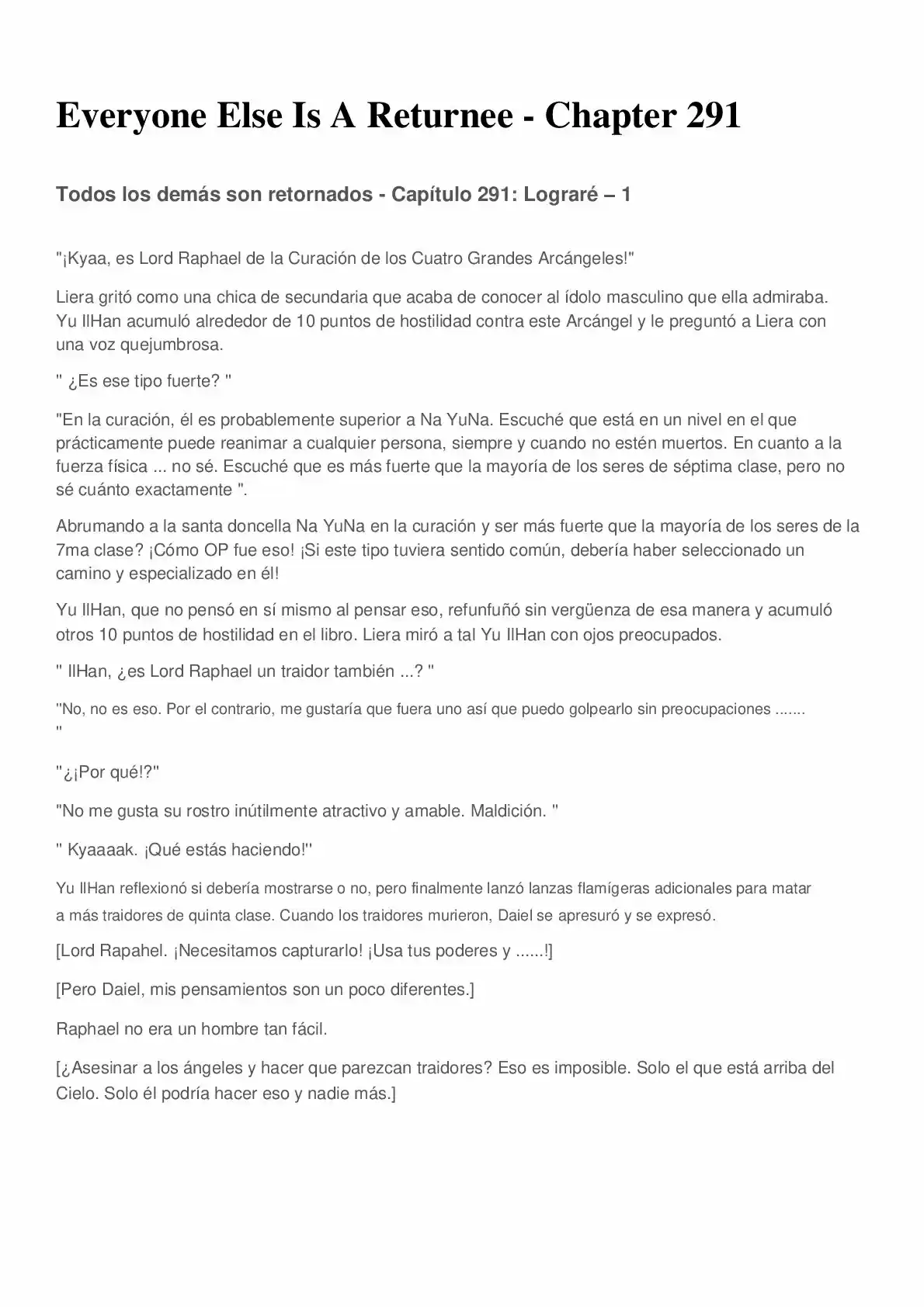 Everyone Else Is A Returnee (Novela) - Capítulo 291 - Página 2 - LectorTMOo