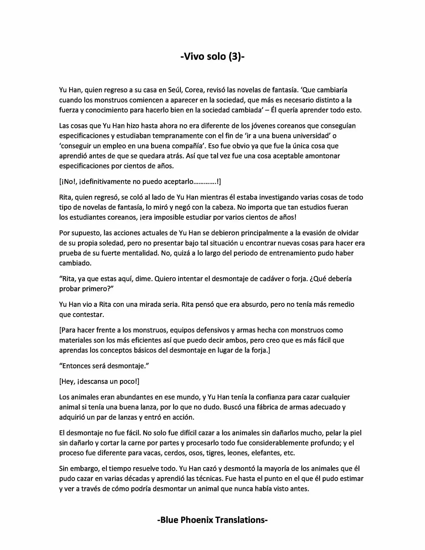 Everyone Else Is A Returnee (Novela) - Capítulo 3 - Página 1 - LectorTMOo
