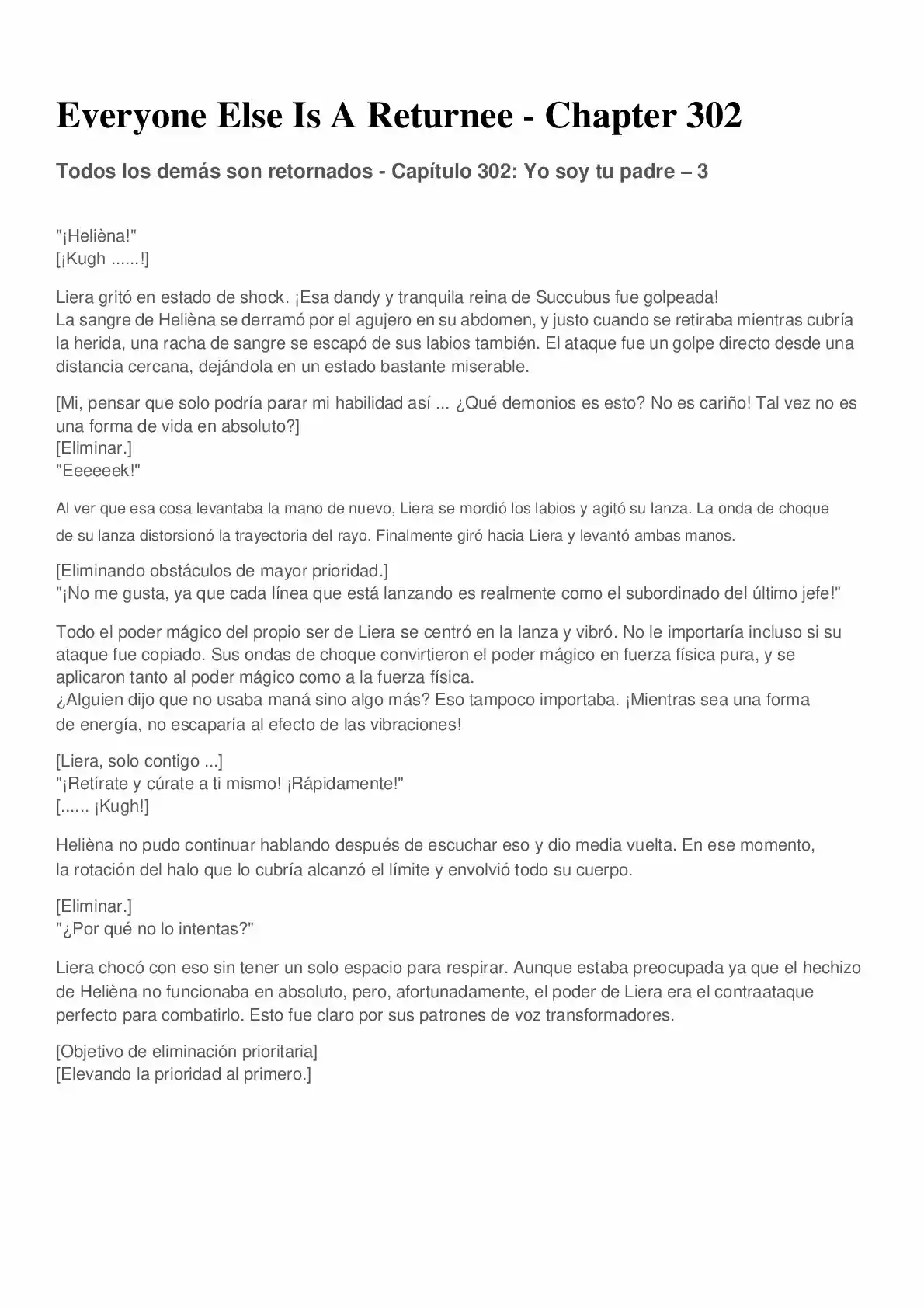 Everyone Else Is A Returnee (Novela) - Capítulo 302 - Página 1 - LectorTMOo