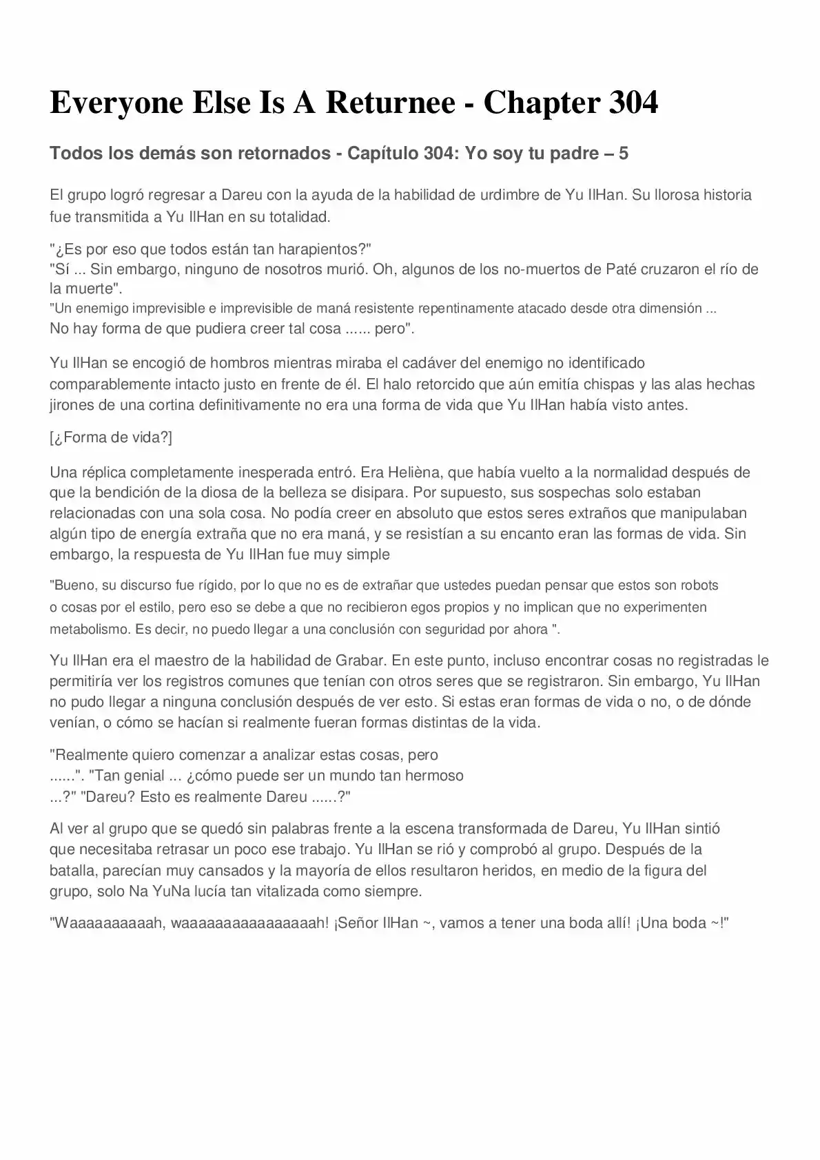 Everyone Else Is A Returnee (Novela) - Capítulo 304 - Página 2 - LectorTMOo
