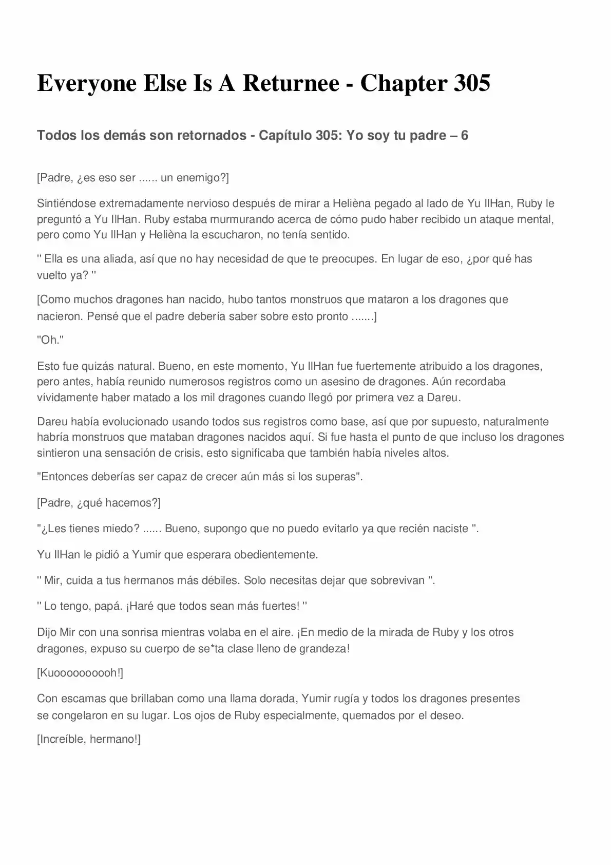 Everyone Else Is A Returnee (Novela) - Capítulo 305 - Página 2 - LectorTMOo