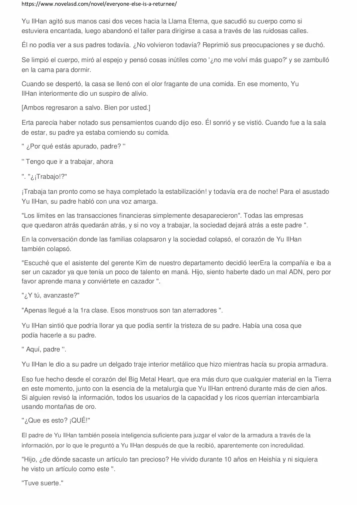 Everyone Else Is A Returnee (Novela) - Capítulo 32 - Página 4 - LectorTMOo
