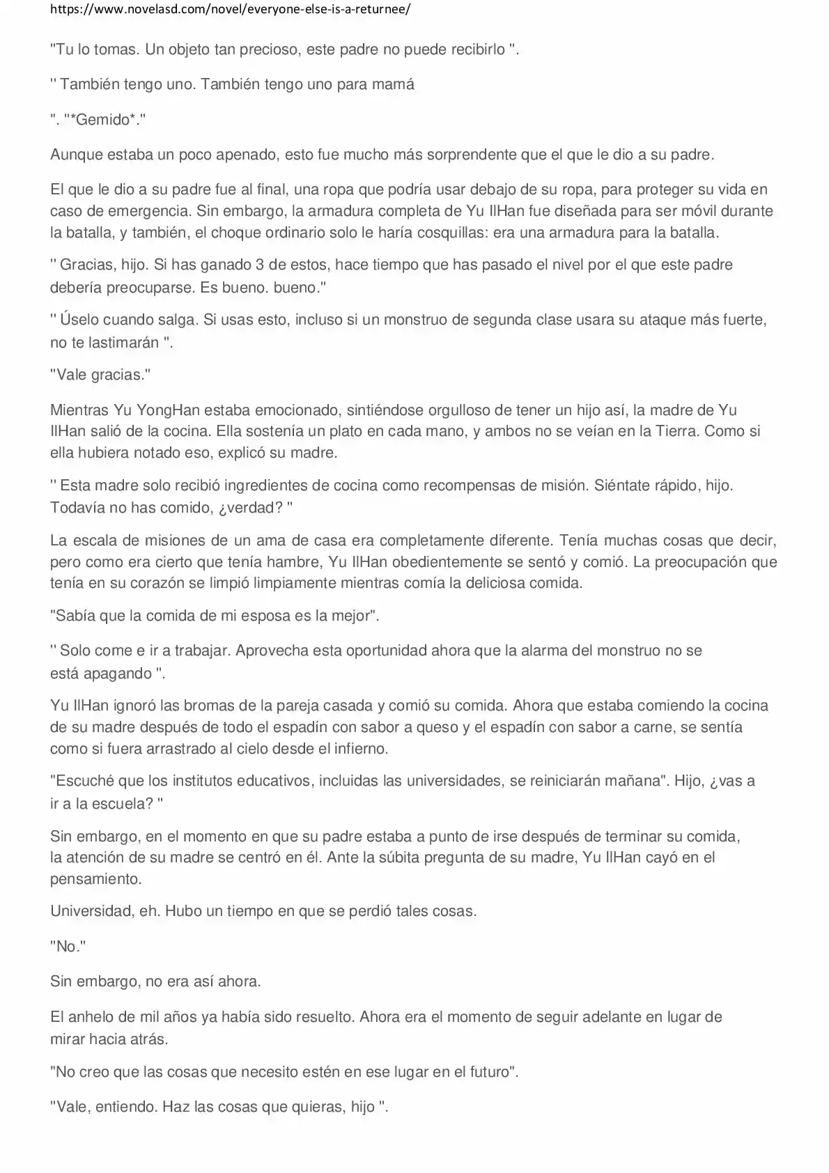 Everyone Else Is A Returnee (Novela) - Capítulo 32 - Página 5 - LectorTMOo