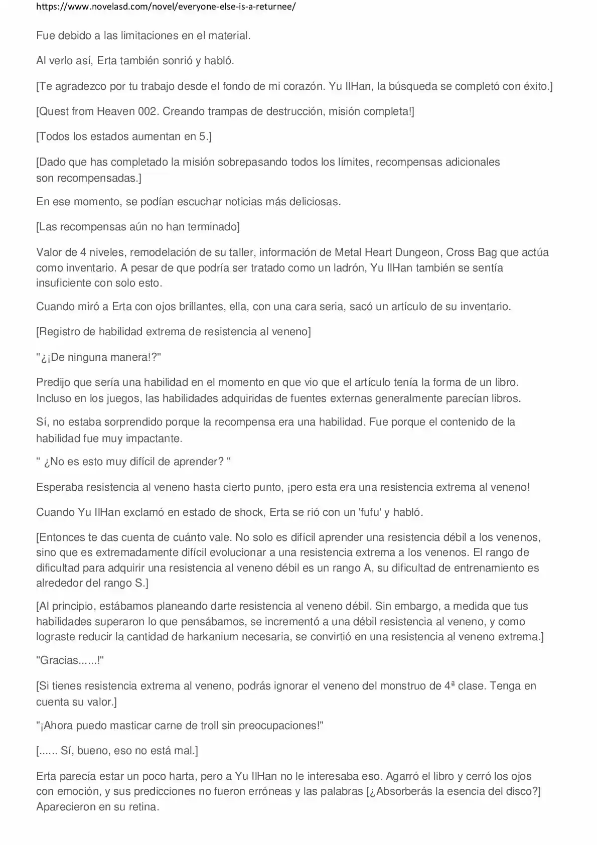 Everyone Else Is A Returnee (Novela) - Capítulo 33 - Página 3 - LectorTMOo