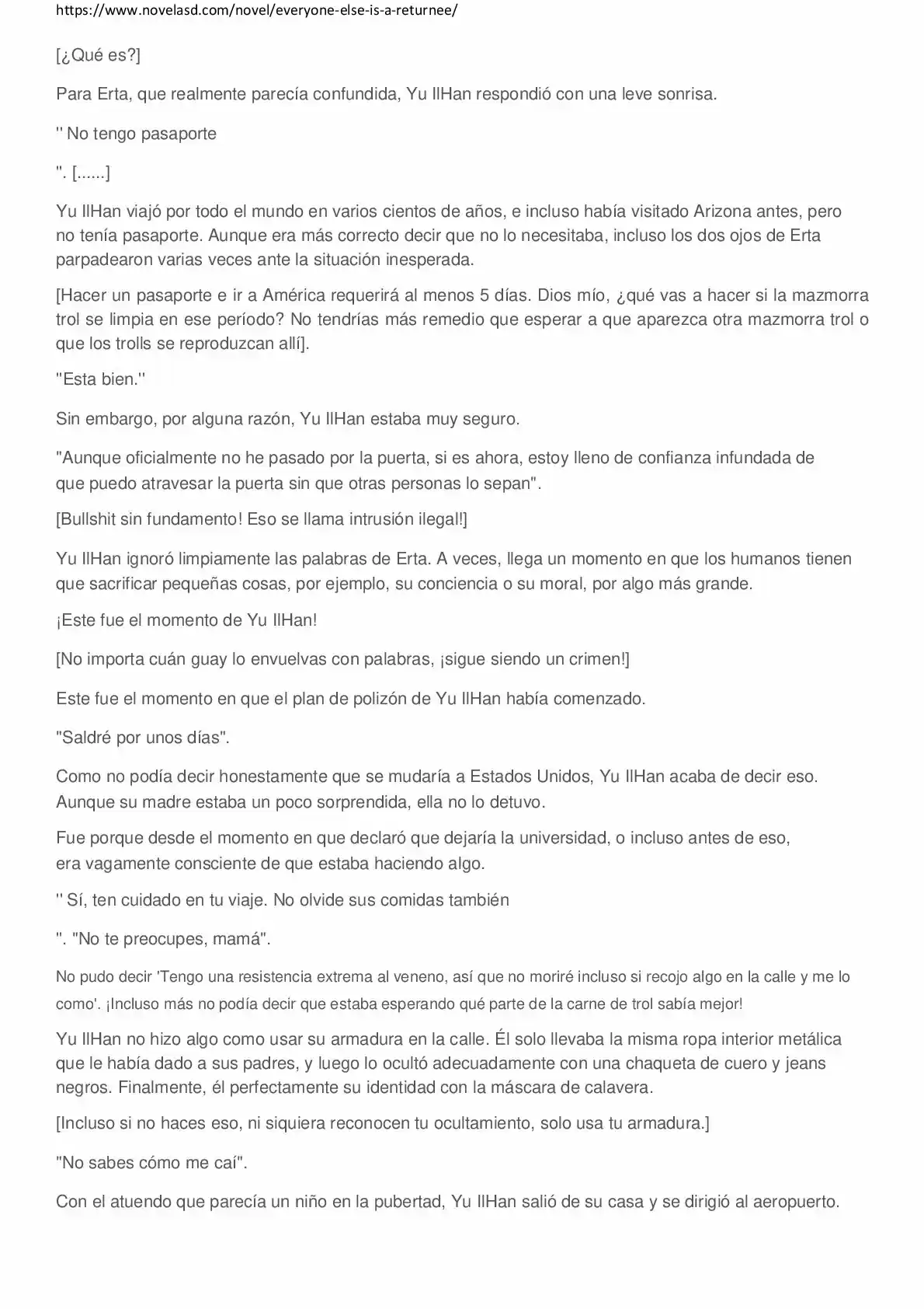 Everyone Else Is A Returnee (Novela) - Capítulo 33 - Página 5 - LectorTMOo