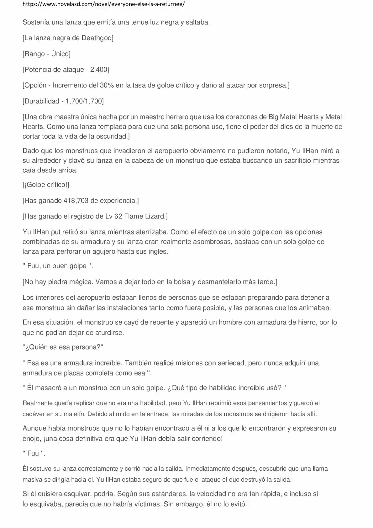 Everyone Else Is A Returnee (Novela) - Capítulo 34 - Página 3 - LectorTMOo