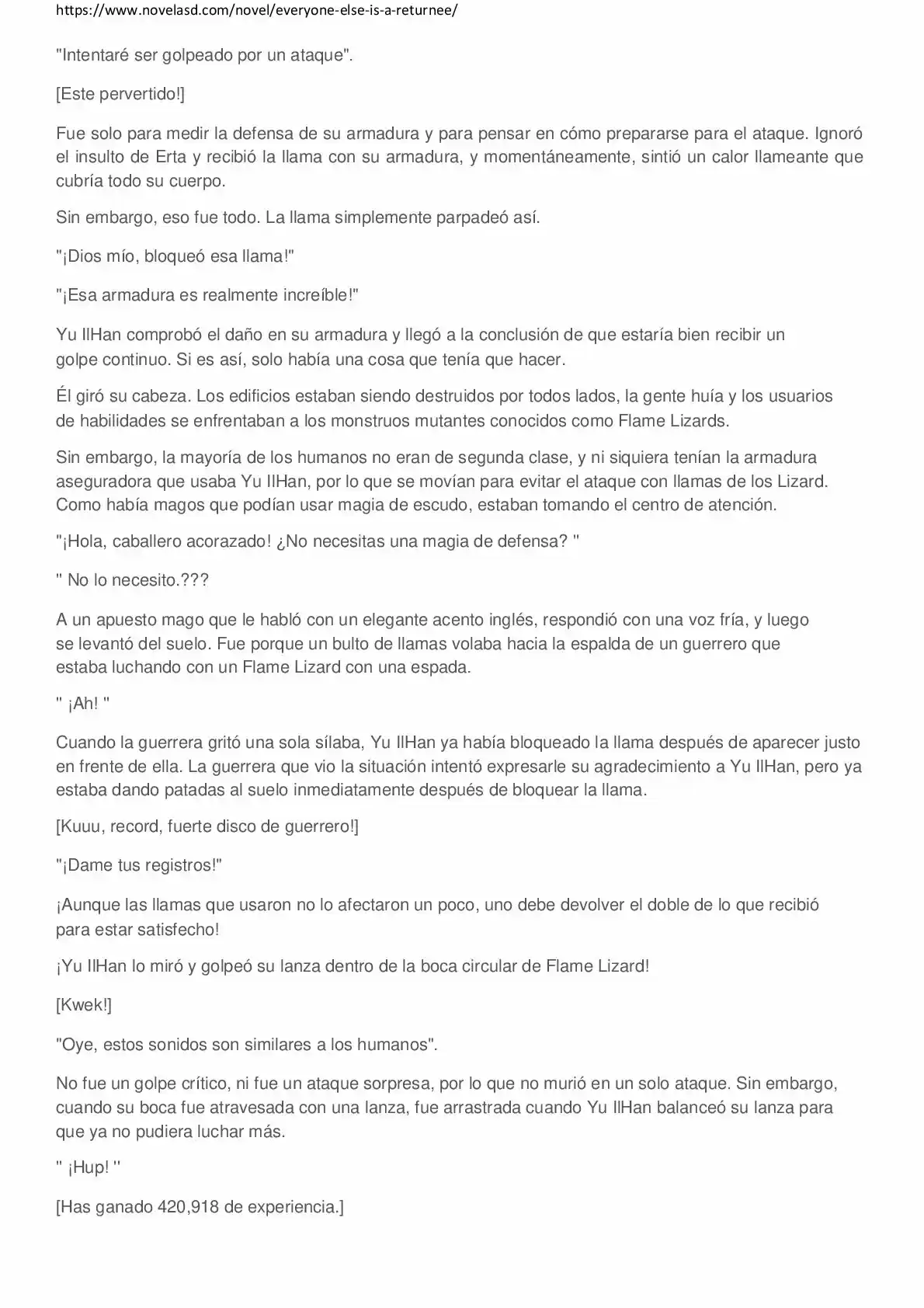 Everyone Else Is A Returnee (Novela) - Capítulo 34 - Página 4 - LectorTMOo