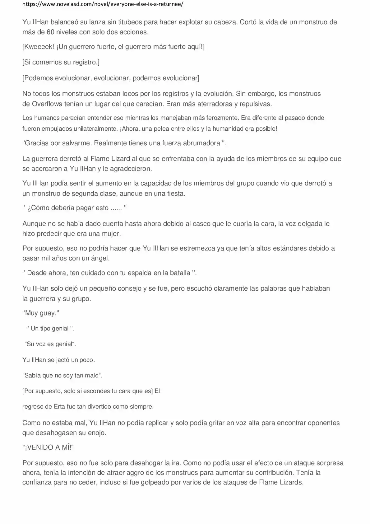 Everyone Else Is A Returnee (Novela) - Capítulo 34 - Página 5 - LectorTMOo