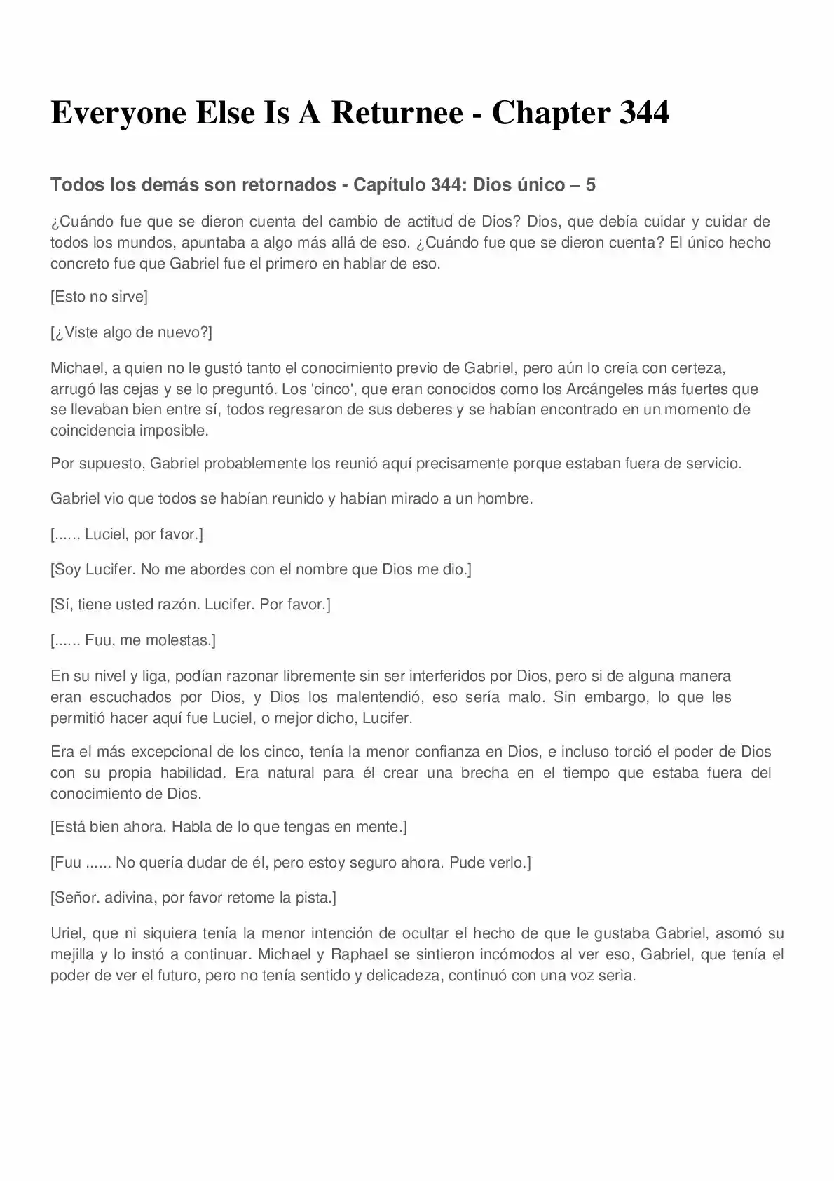 Everyone Else Is A Returnee (Novela) - Capítulo 344 - Página 1 - LectorTMOo