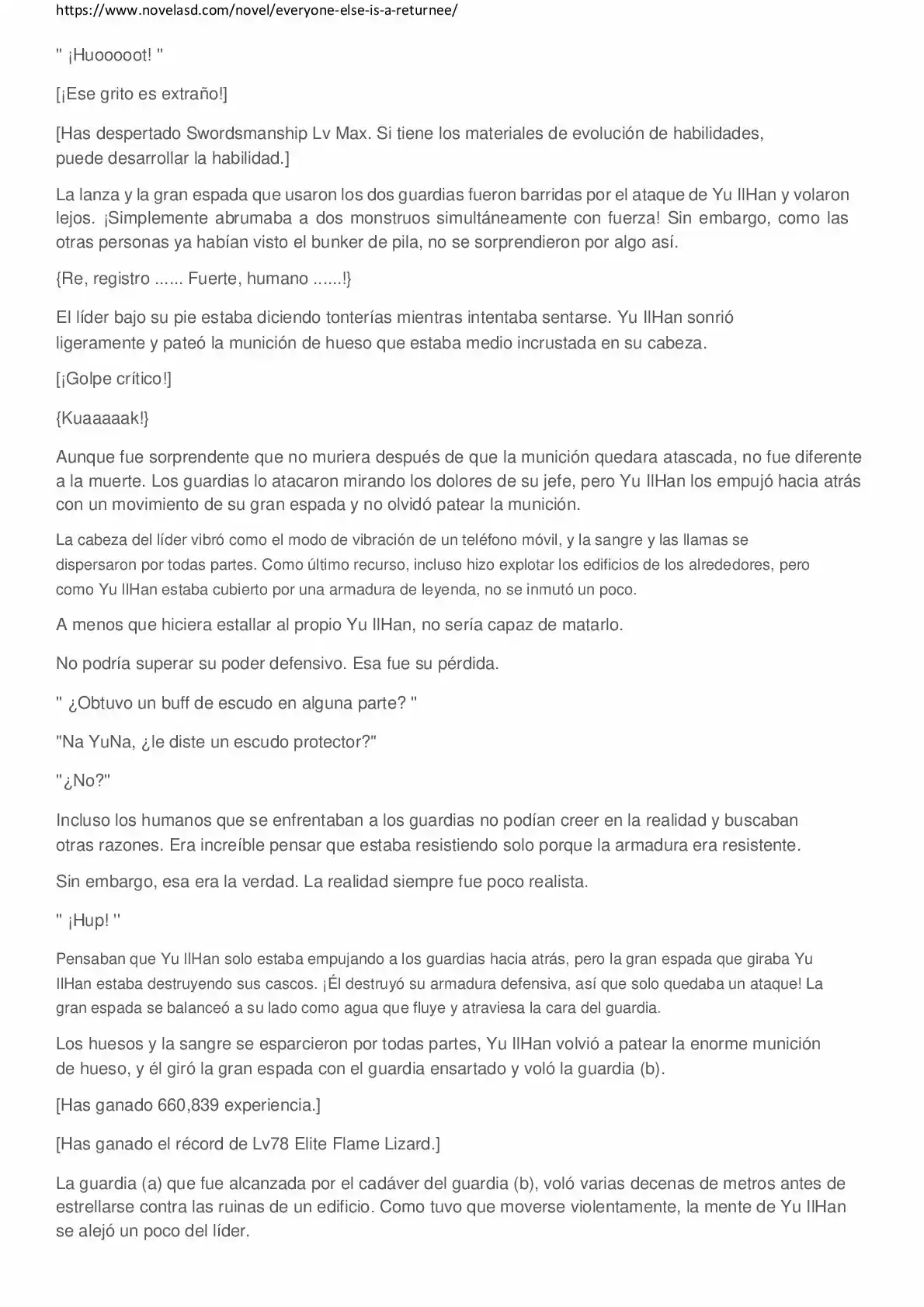 Everyone Else Is A Returnee (Novela) - Capítulo 36 - Página 2 - LectorTMOo