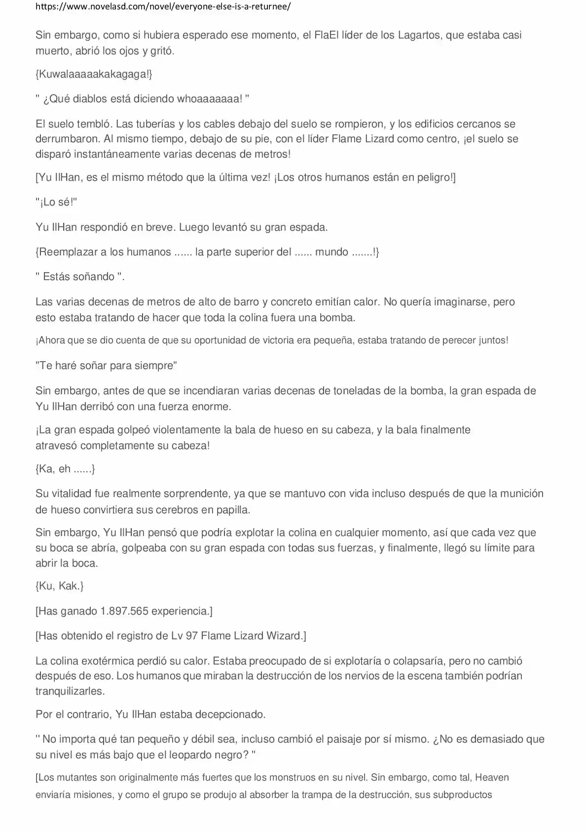 Everyone Else Is A Returnee (Novela) - Capítulo 36 - Página 3 - LectorTMOo