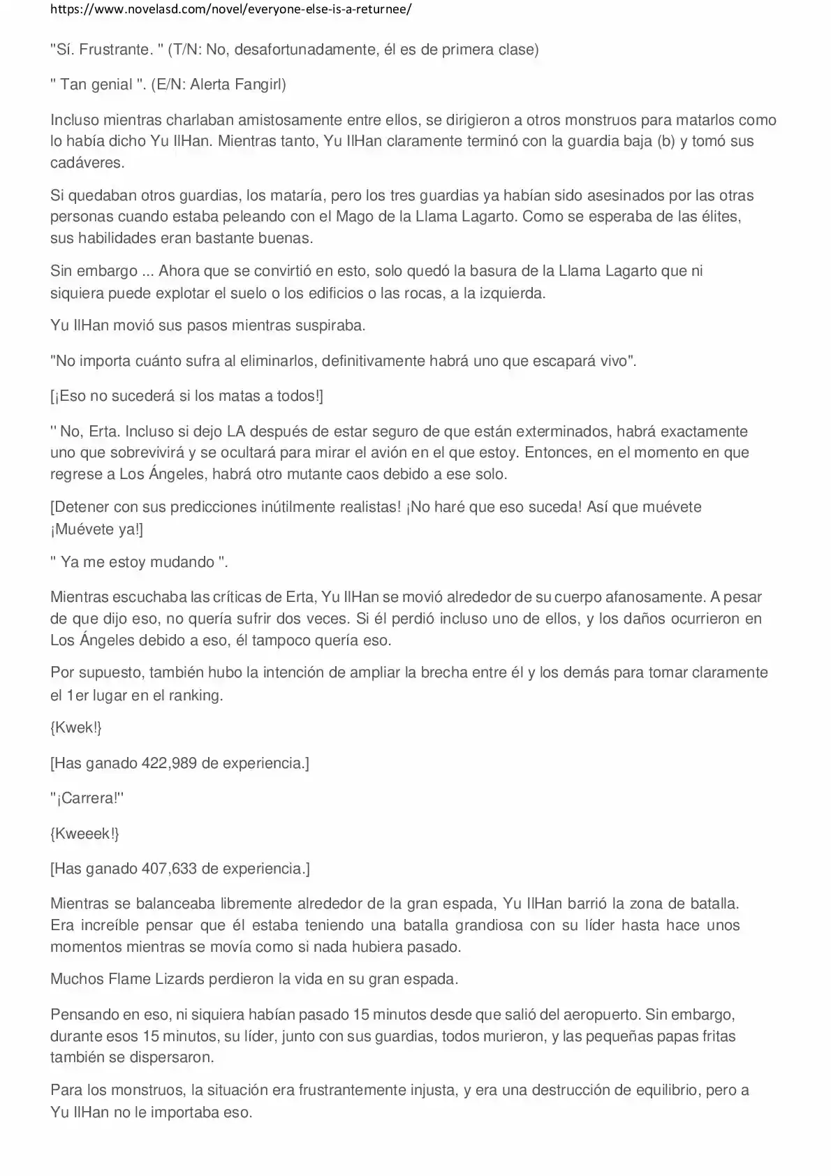 Everyone Else Is A Returnee (Novela) - Capítulo 36 - Página 5 - LectorTMOo