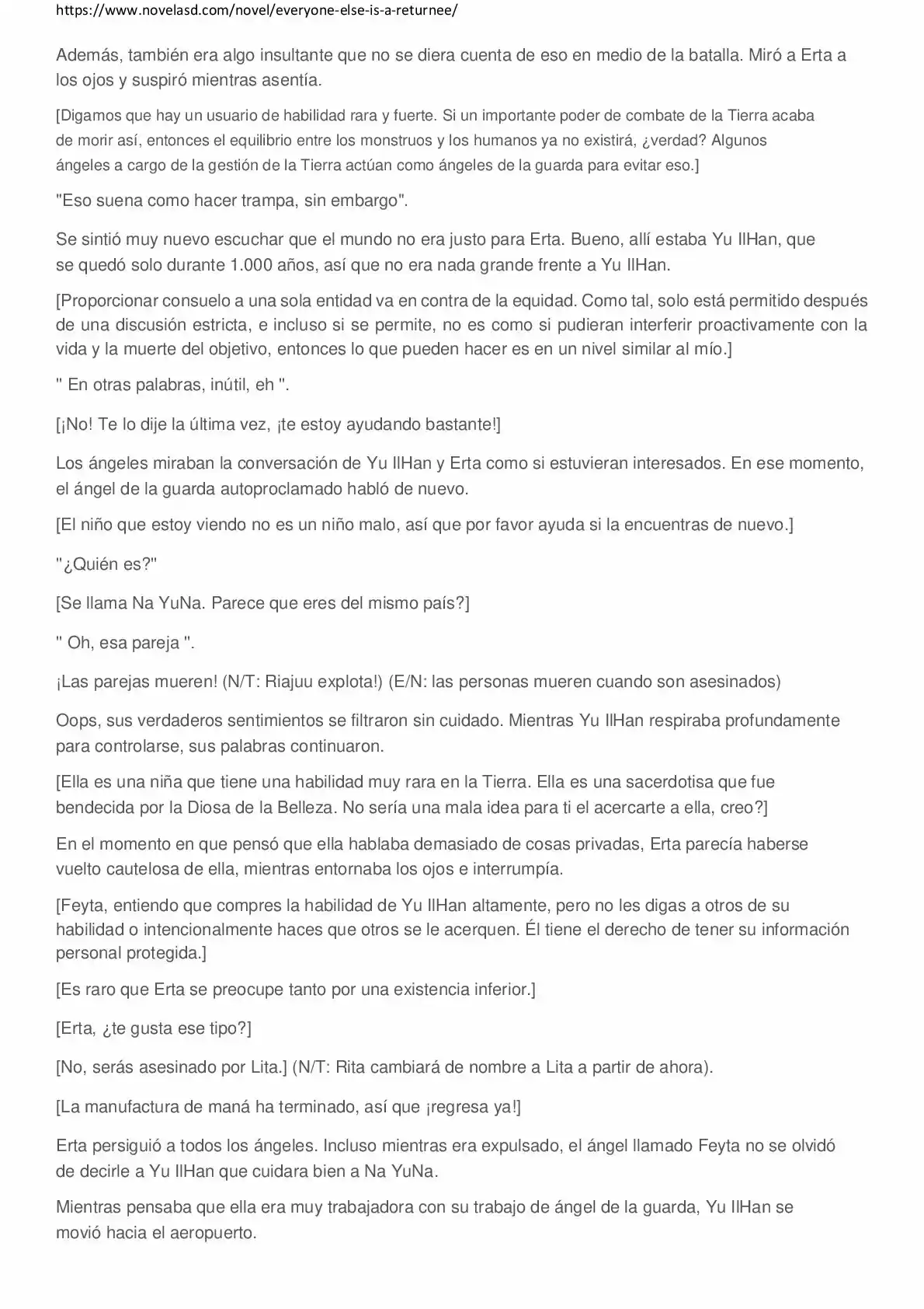 Everyone Else Is A Returnee (Novela) - Capítulo 37 - Página 3 - LectorTMOo