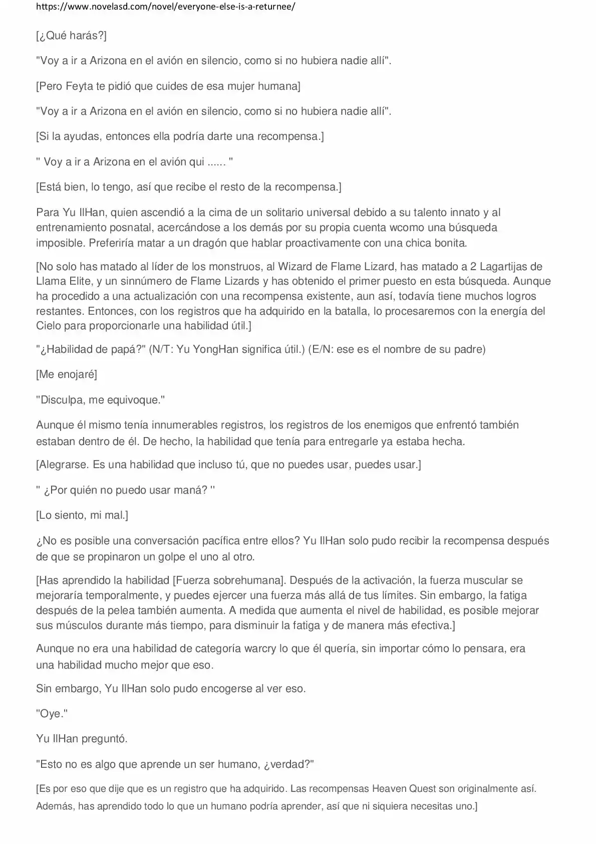 Everyone Else Is A Returnee (Novela) - Capítulo 37 - Página 4 - LectorTMOo