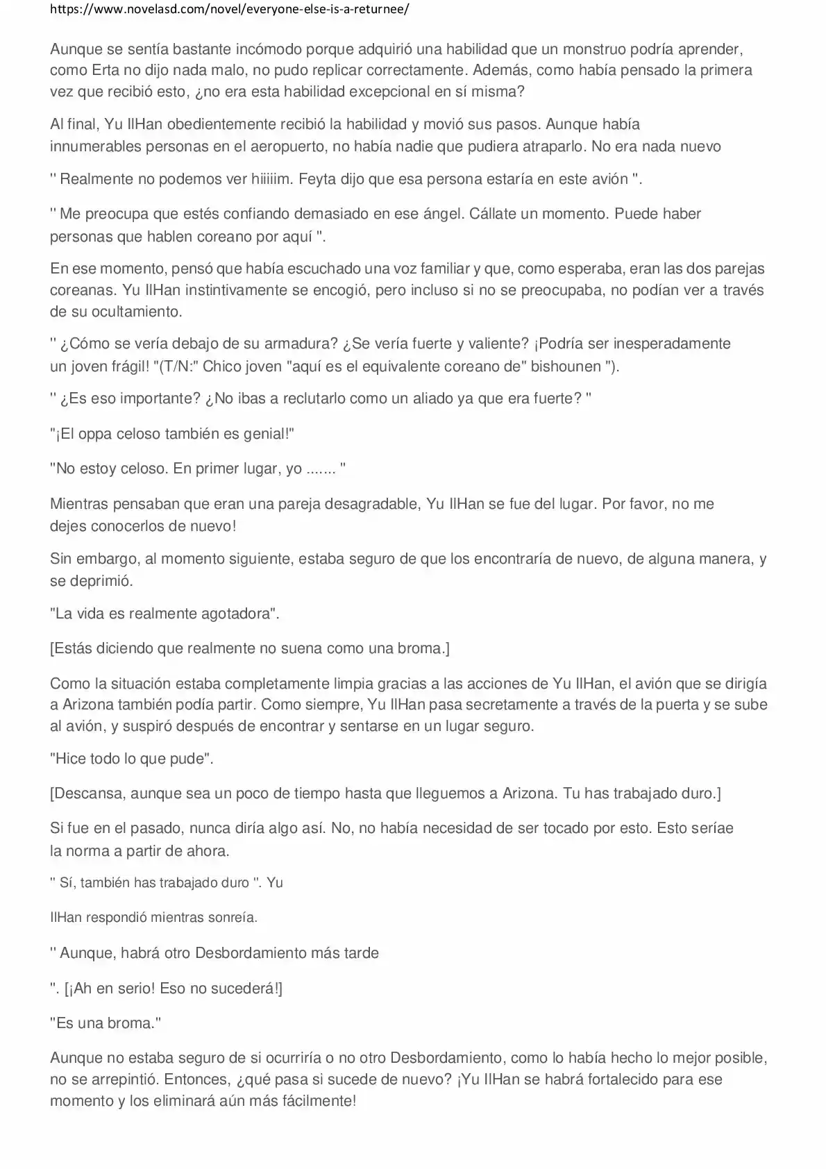 Everyone Else Is A Returnee (Novela) - Capítulo 37 - Página 5 - LectorTMOo