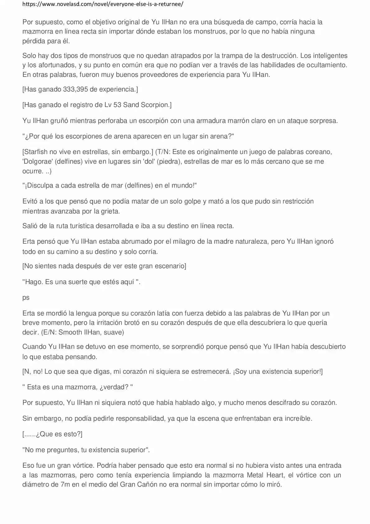 Everyone Else Is A Returnee (Novela) - Capítulo 38 - Página 3 - LectorTMOo