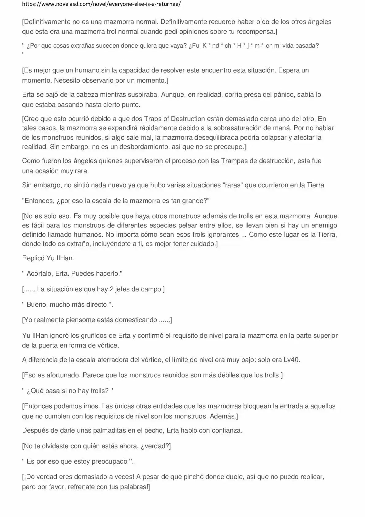 Everyone Else Is A Returnee (Novela) - Capítulo 38 - Página 4 - LectorTMOo