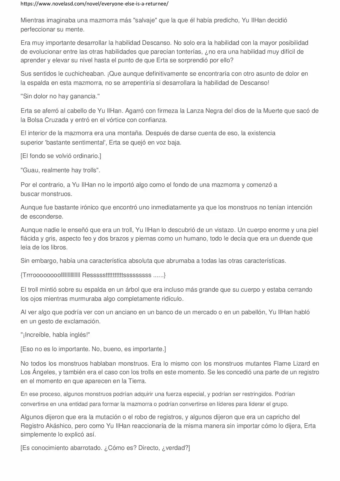 Everyone Else Is A Returnee (Novela) - Capítulo 38 - Página 5 - LectorTMOo