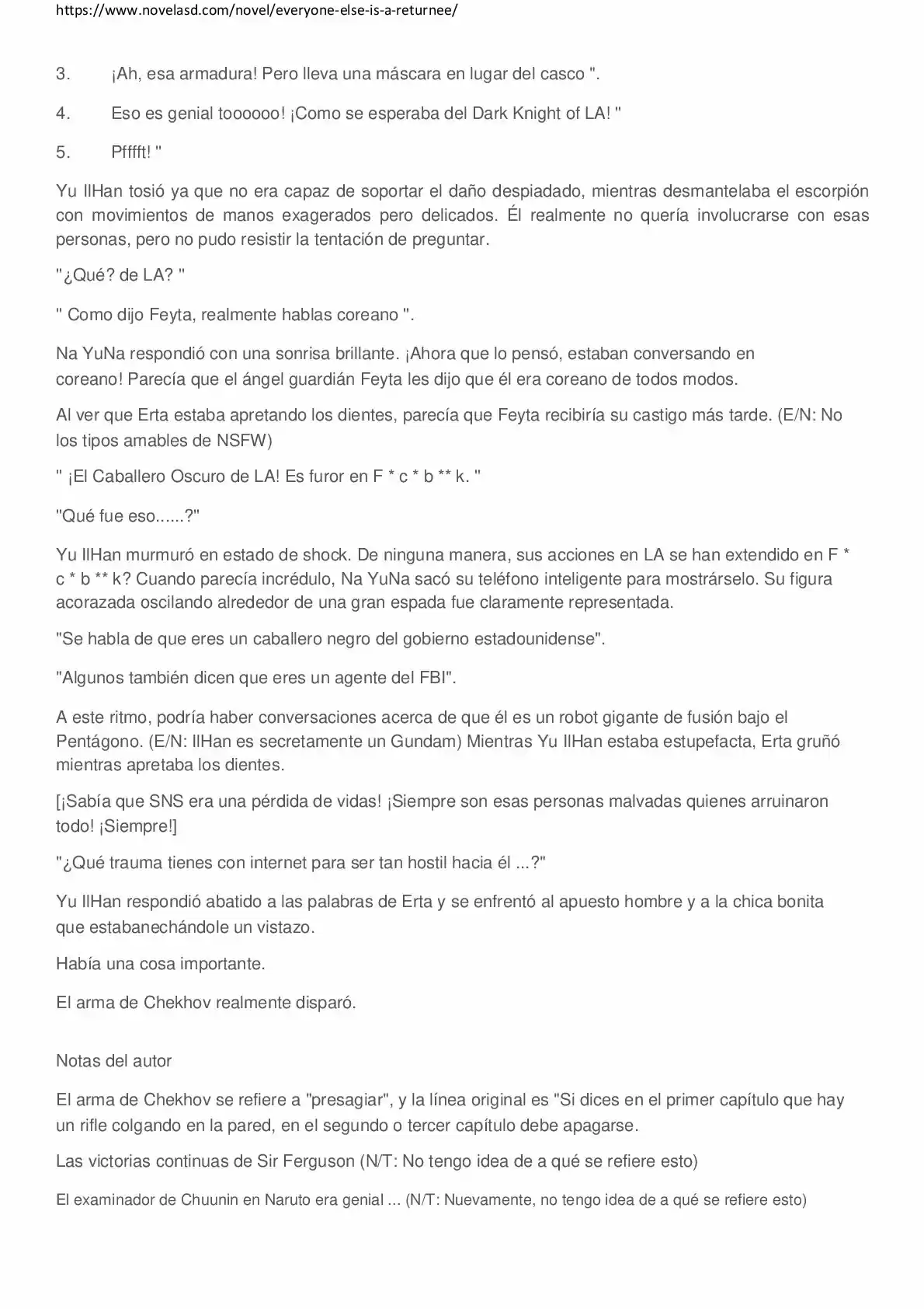 Everyone Else Is A Returnee (Novela) - Capítulo 40 - Página 6 - LectorTMOo