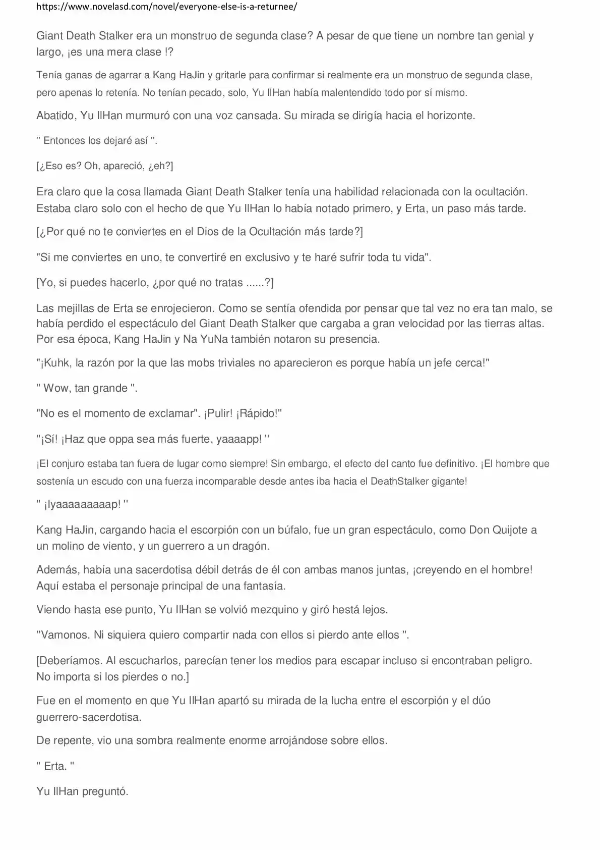 Everyone Else Is A Returnee (Novela) - Capítulo 42 - Página 4 - LectorTMOo