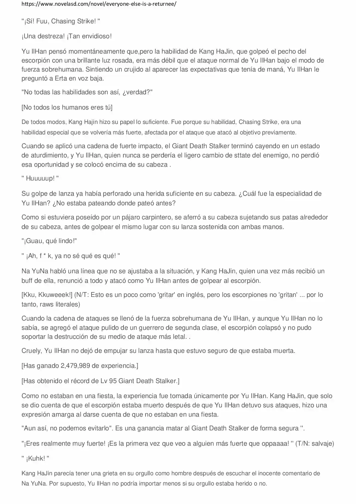 Everyone Else Is A Returnee (Novela) - Capítulo 43 - Página 3 - LectorTMOo