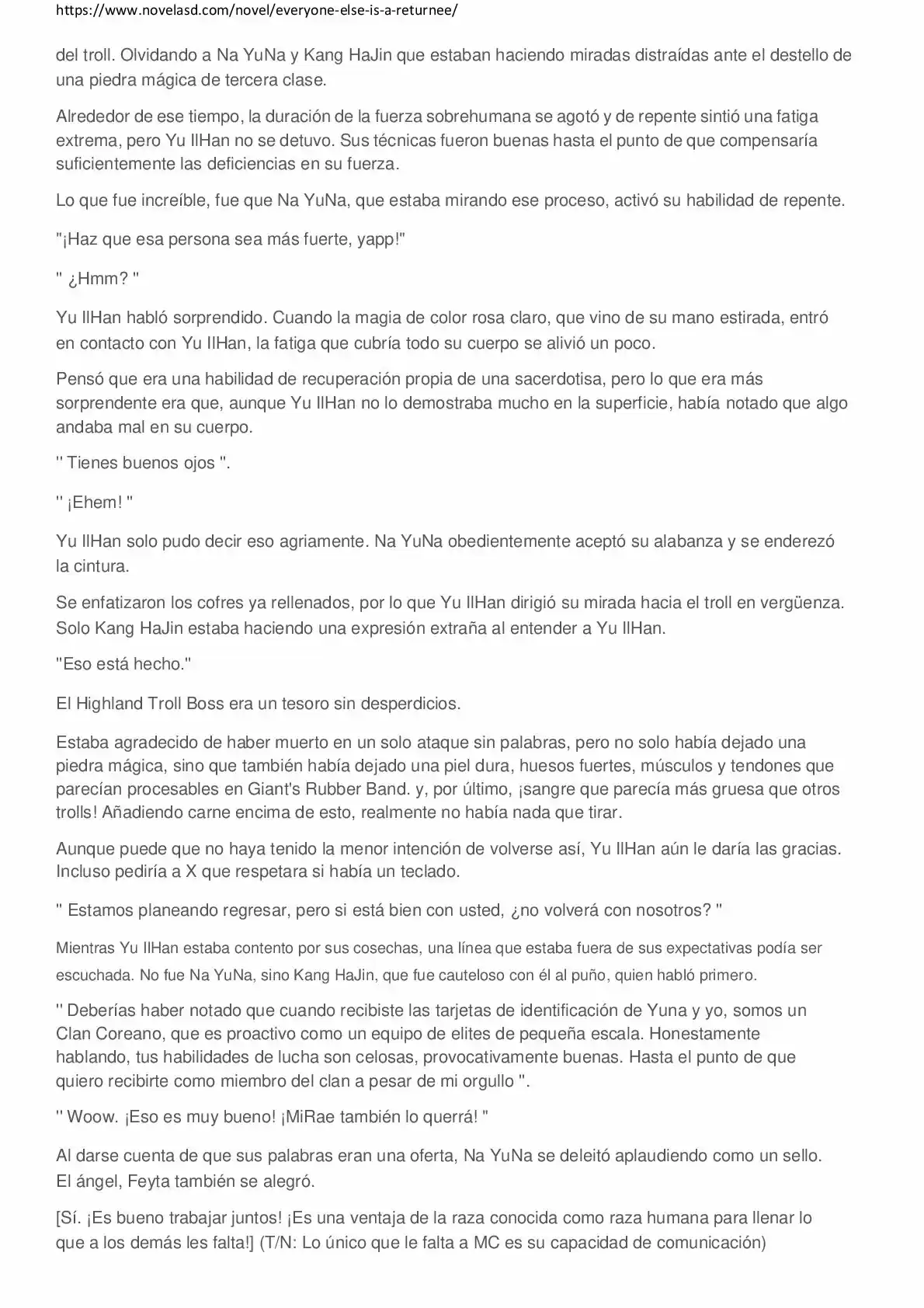 Everyone Else Is A Returnee (Novela) - Capítulo 43 - Página 5 - LectorTMOo