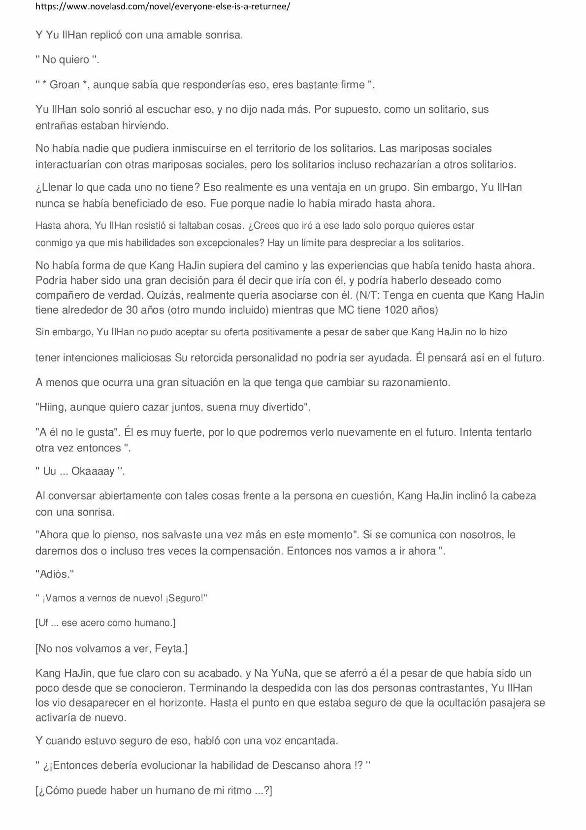 Everyone Else Is A Returnee (Novela) - Capítulo 43 - Página 6 - LectorTMOo
