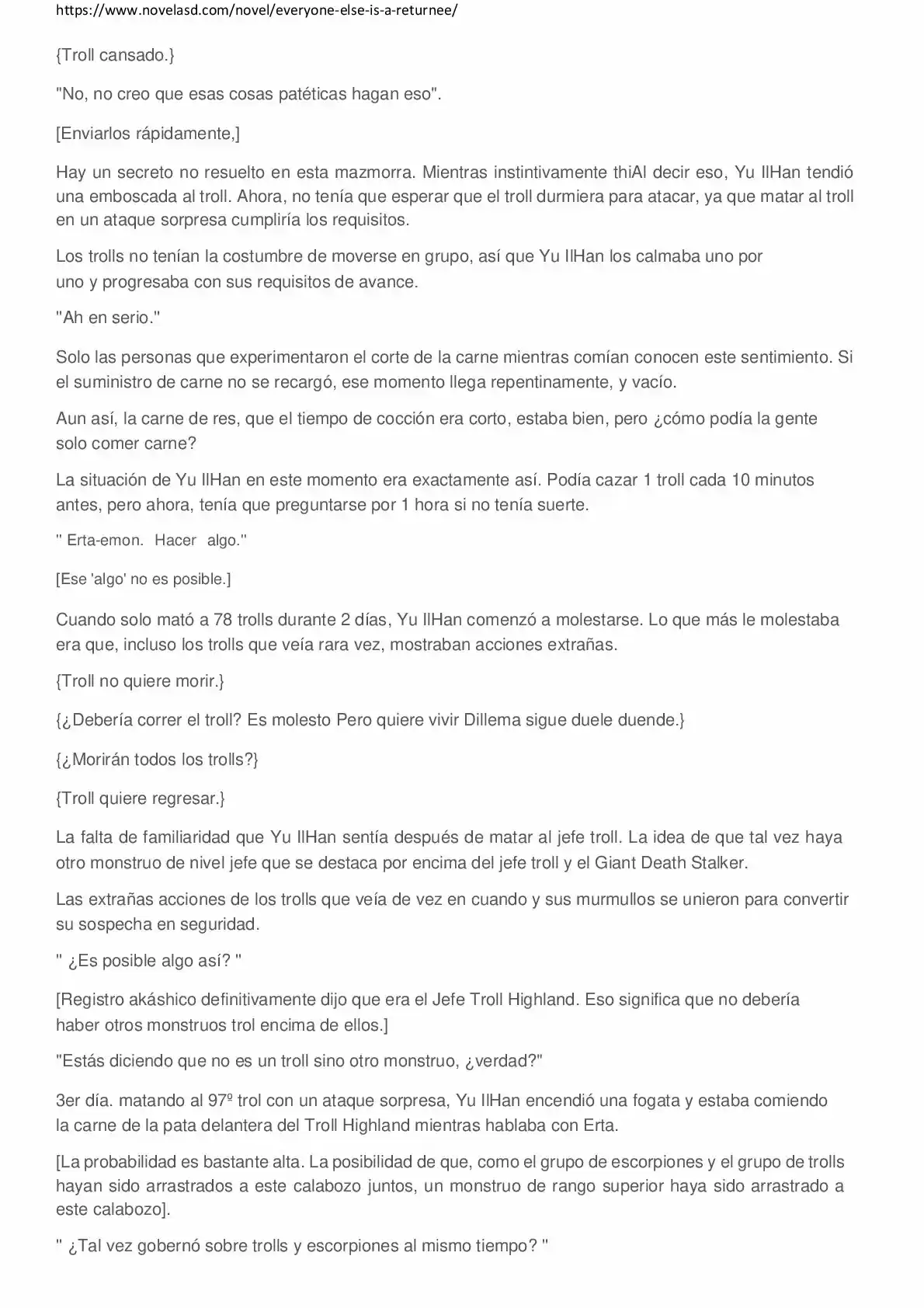 Everyone Else Is A Returnee (Novela) - Capítulo 44 - Página 3 - LectorTMOo