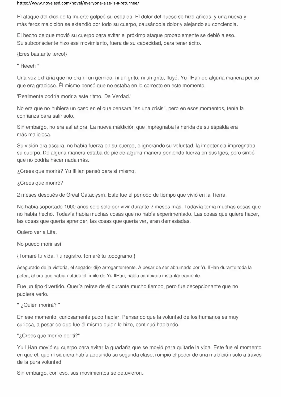 Everyone Else Is A Returnee (Novela) - Capítulo 46 - Página 4 - LectorTMOo