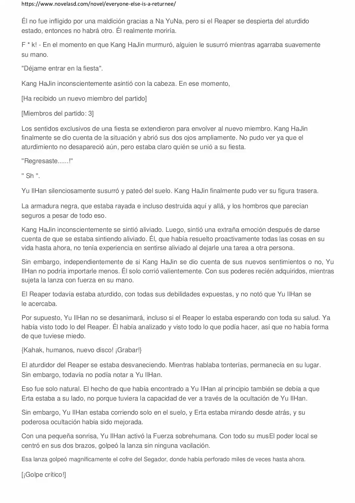 Everyone Else Is A Returnee (Novela) - Capítulo 47 - Página 4 - LectorTMOo