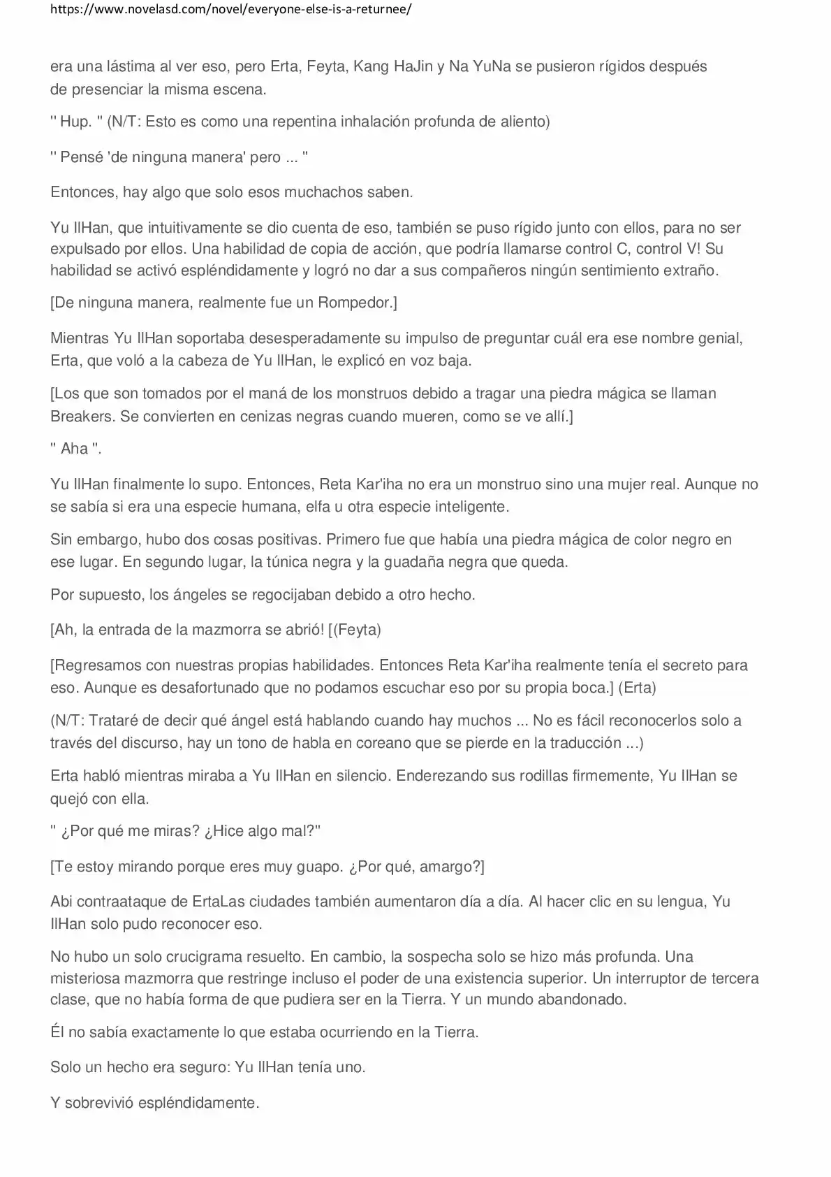 Everyone Else Is A Returnee (Novela) - Capítulo 47 - Página 6 - LectorTMOo