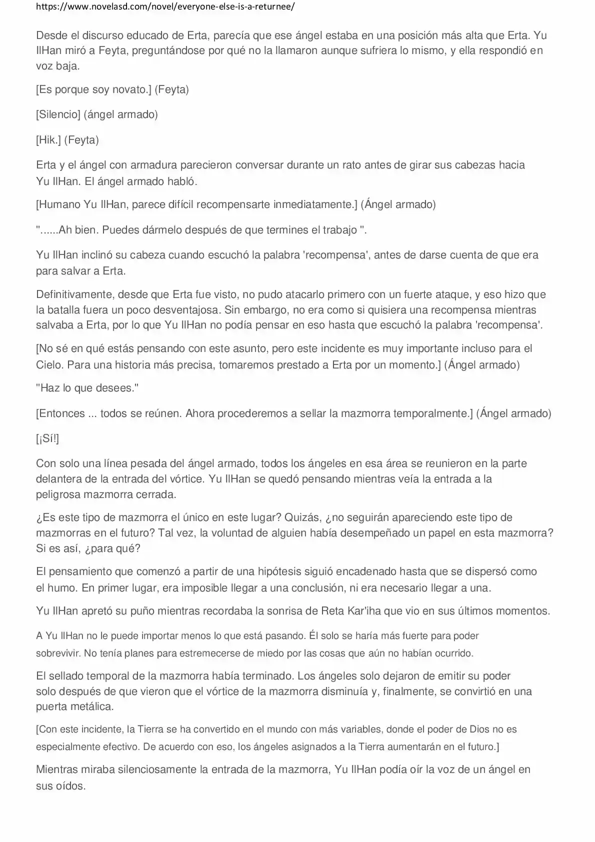 Everyone Else Is A Returnee (Novela) - Capítulo 48 - Página 4 - LectorTMOo